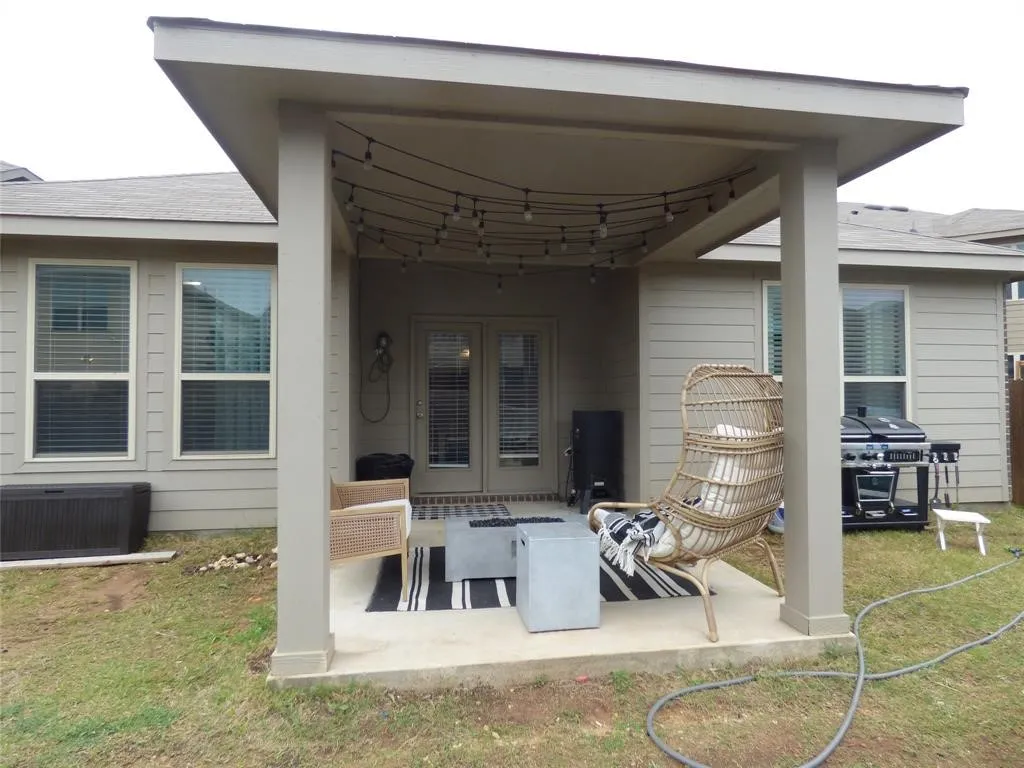 Nice covered patio