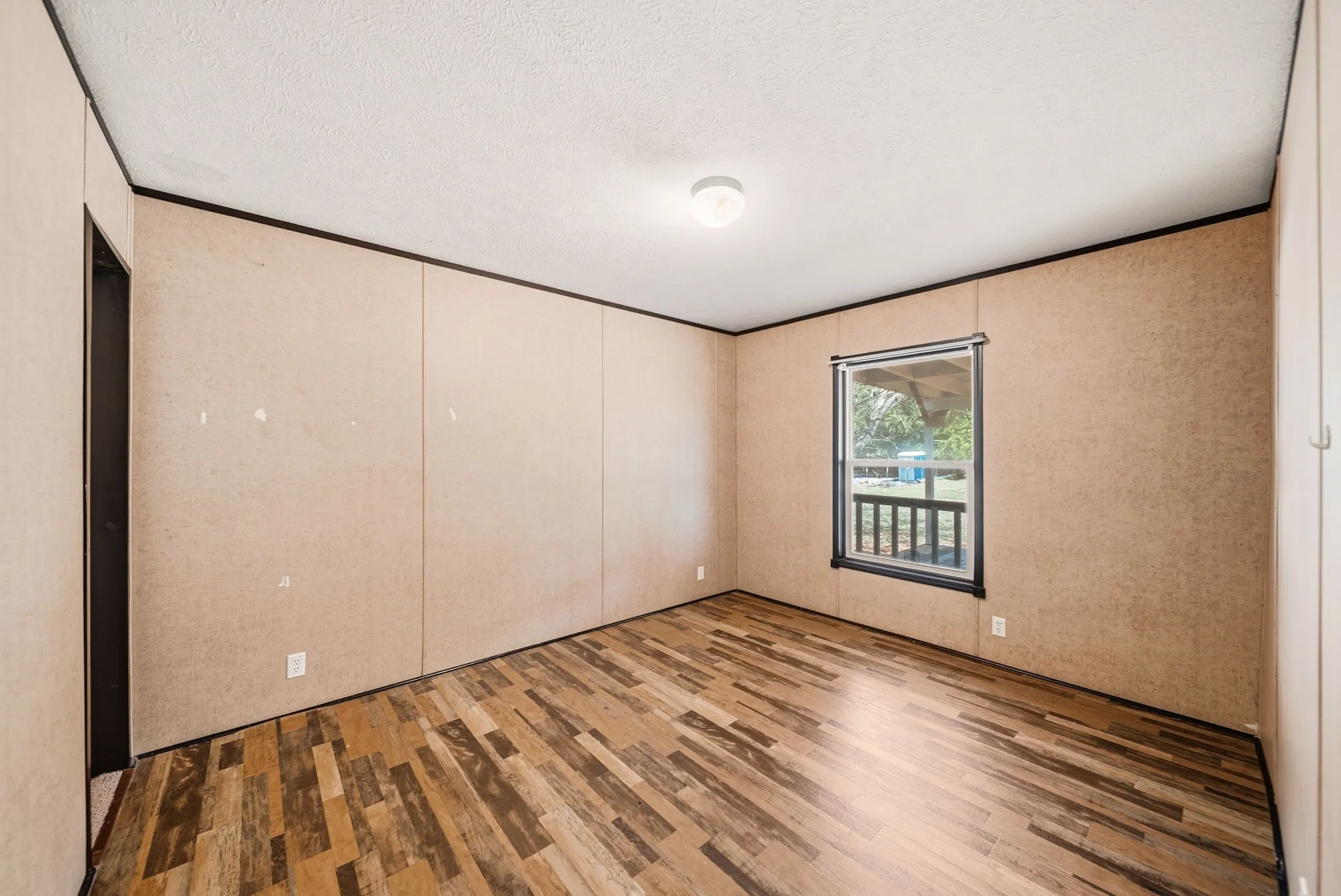 Wood-finish flooring