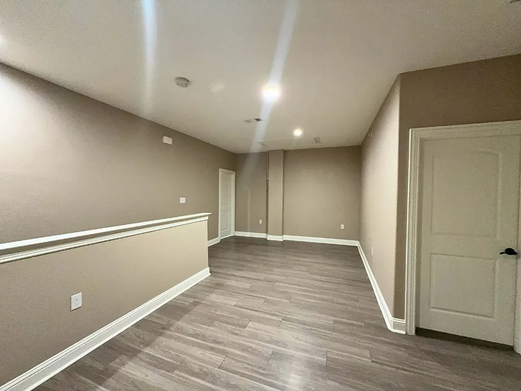 Upstairs living area