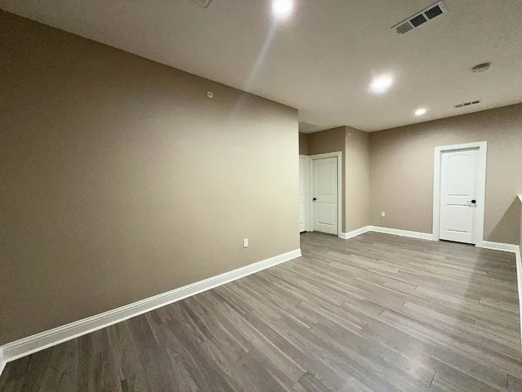 Upstairs living area