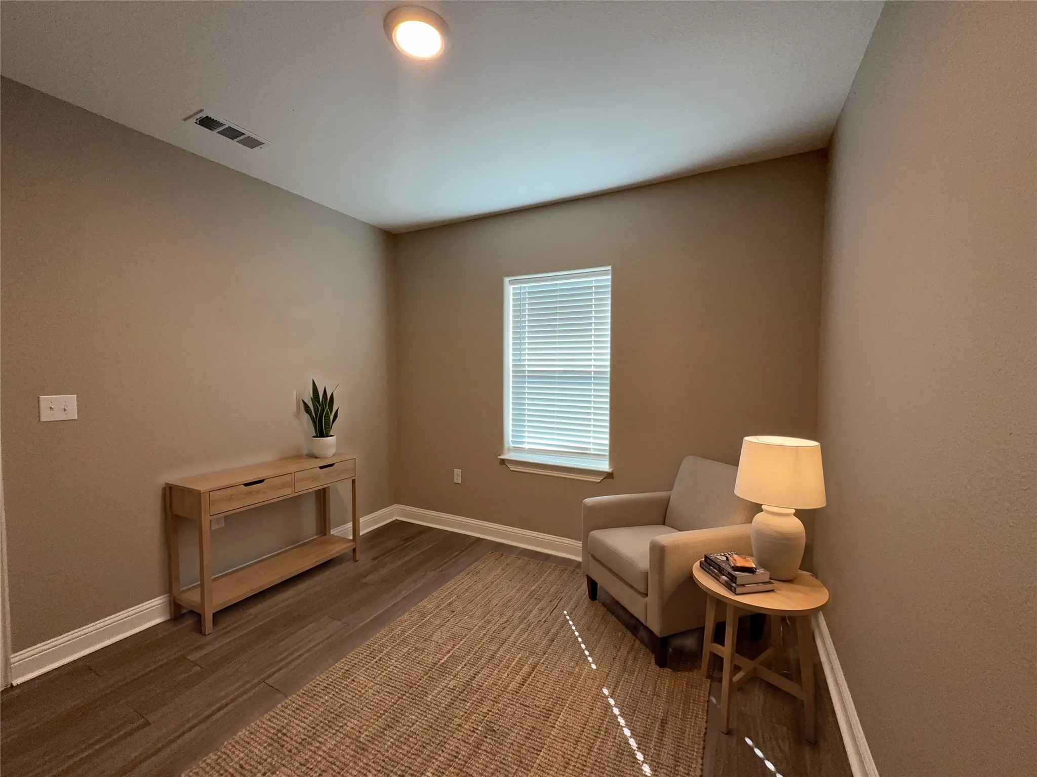 Virtually staged. Furniture and decor are not included.