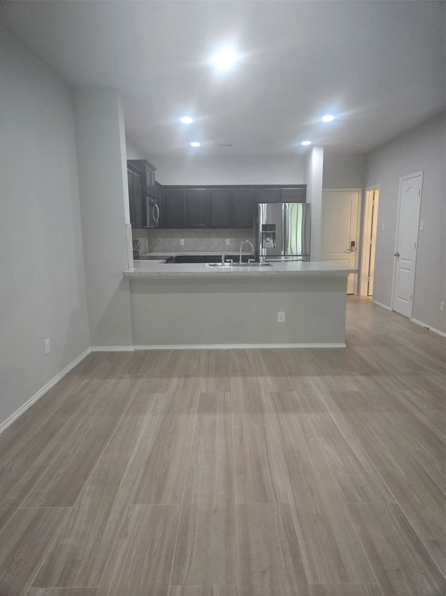 Fridge included