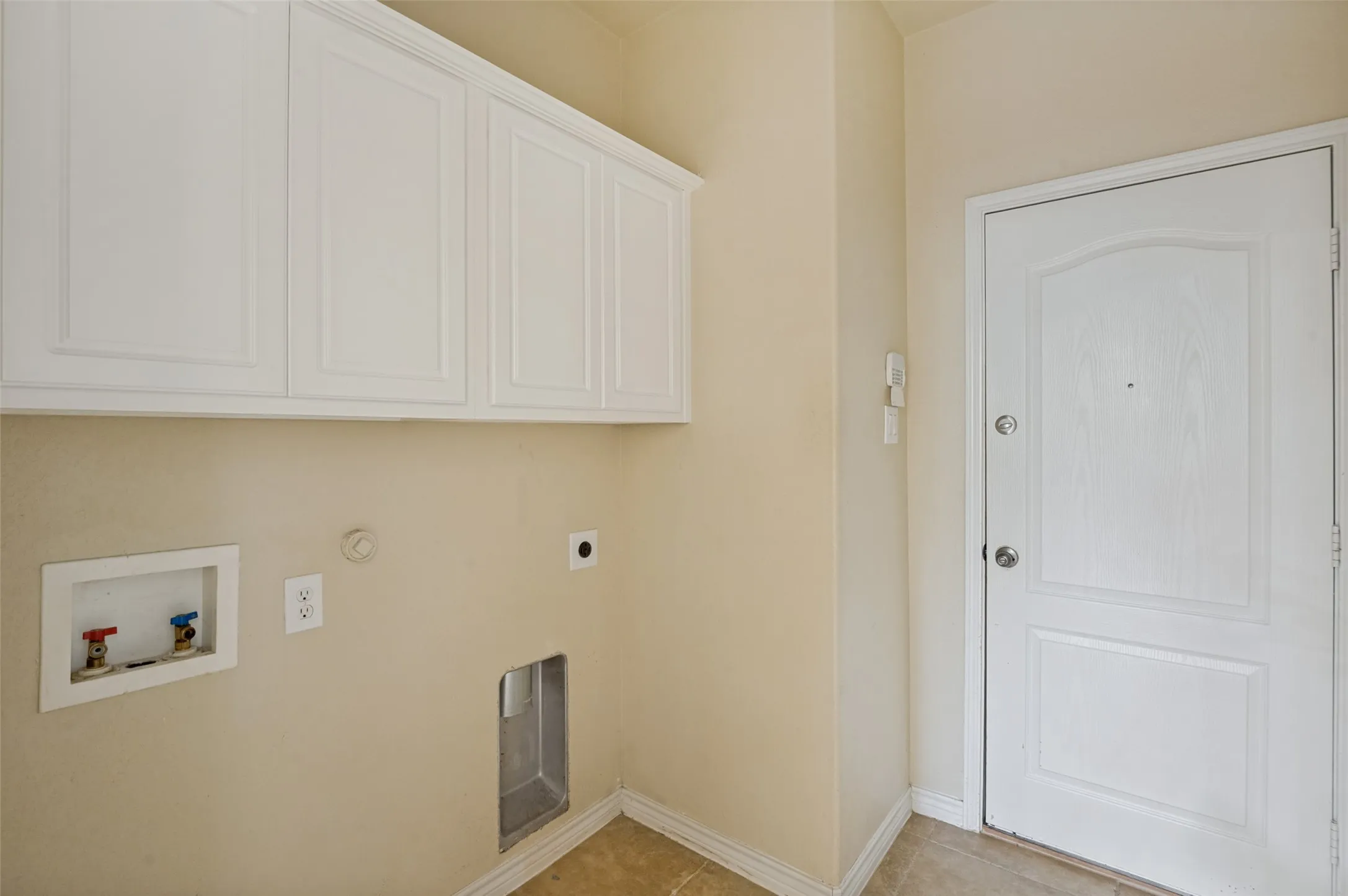 Utility room on way to garage