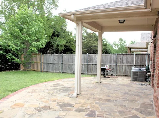 Back patio