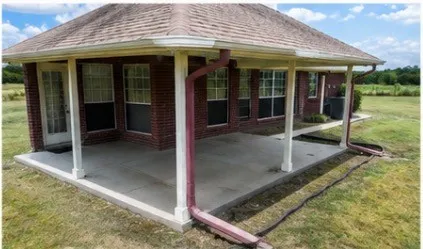 Rear patio view