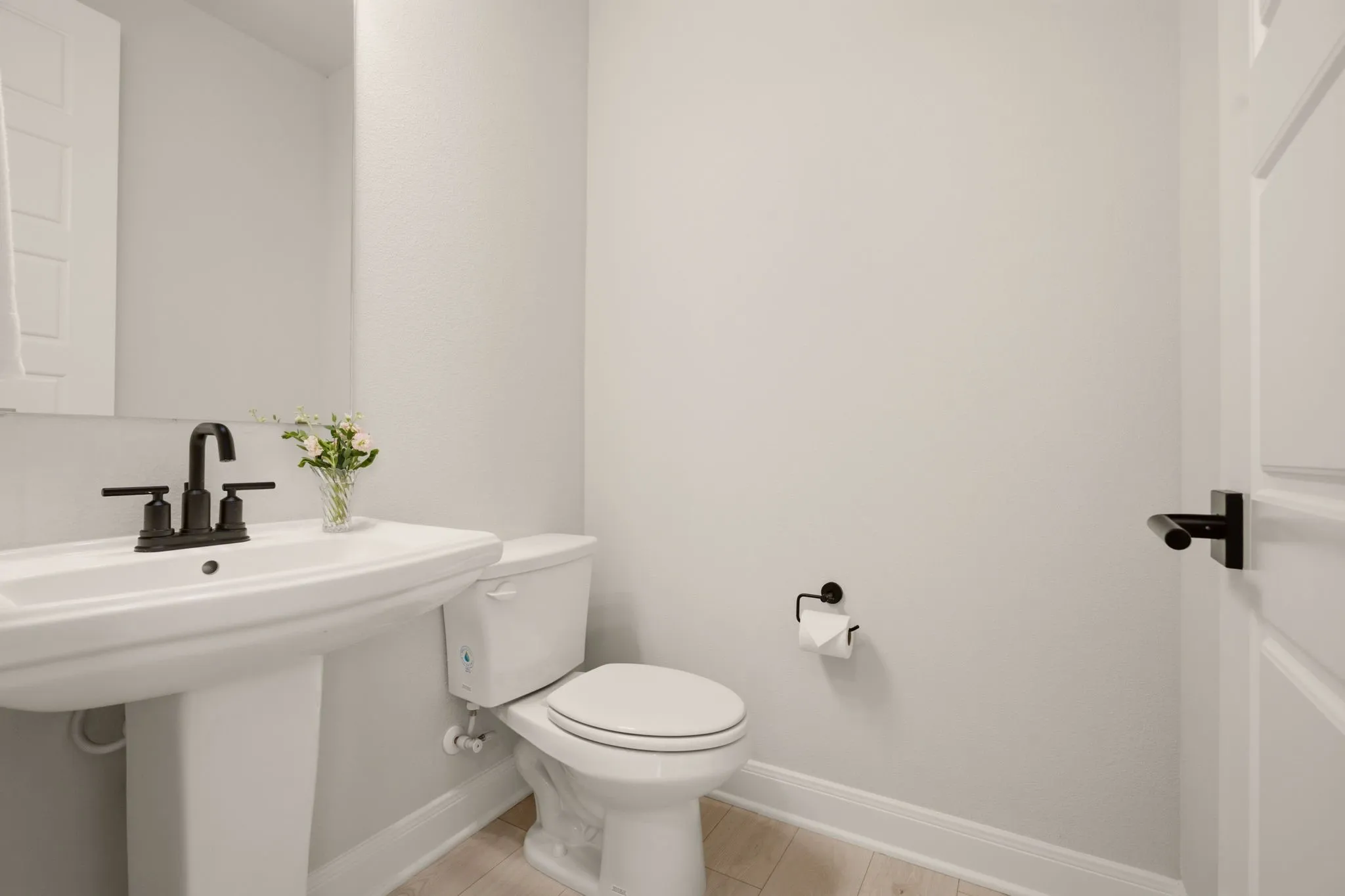 Half bath downstairs.