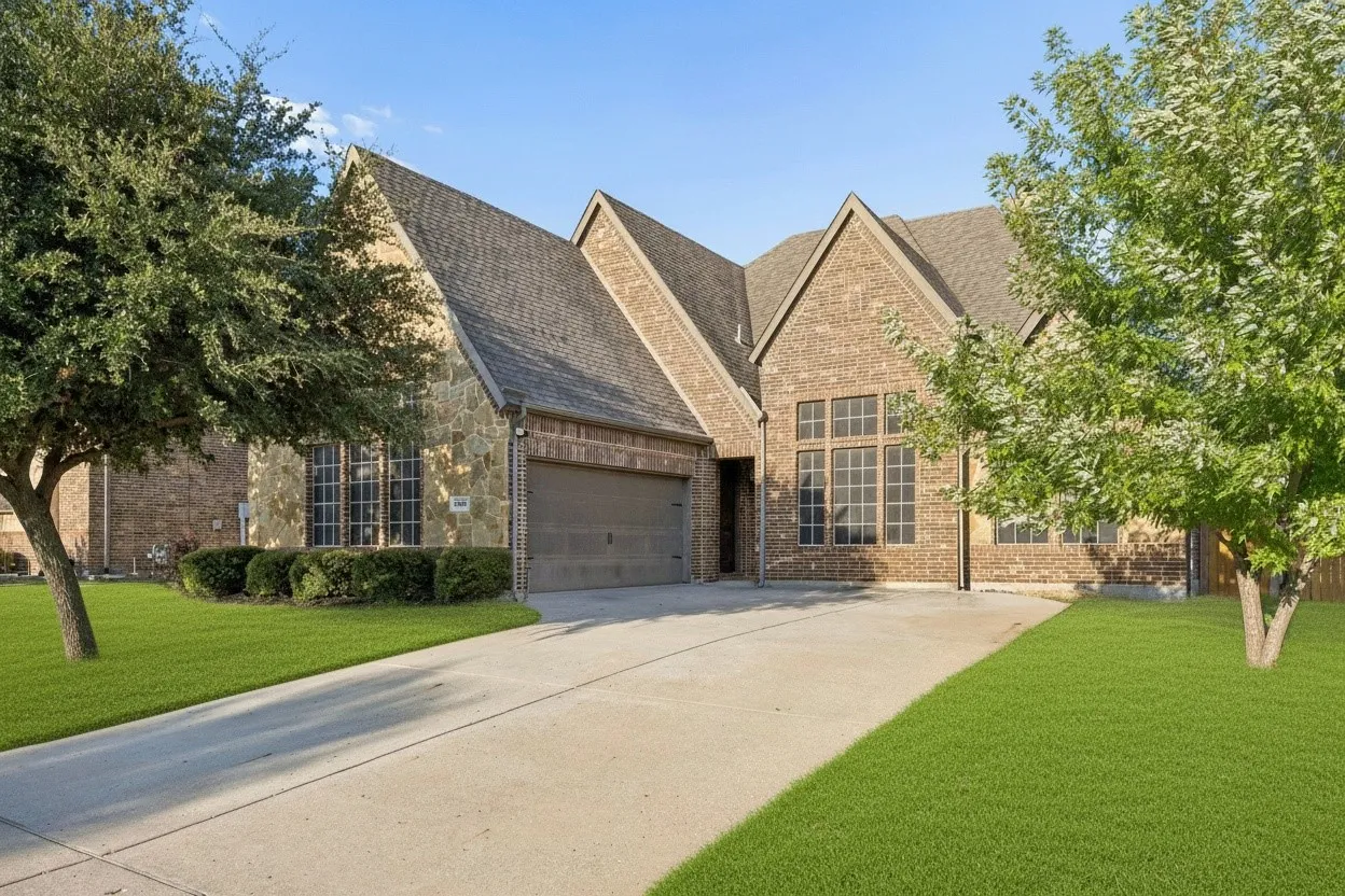 Welcome to 3702 Harlan Dr, a 4-bedroom, 3-bath home in Sachse, TX with a flexible floor plan, greenbelt setting and screened-in porch.