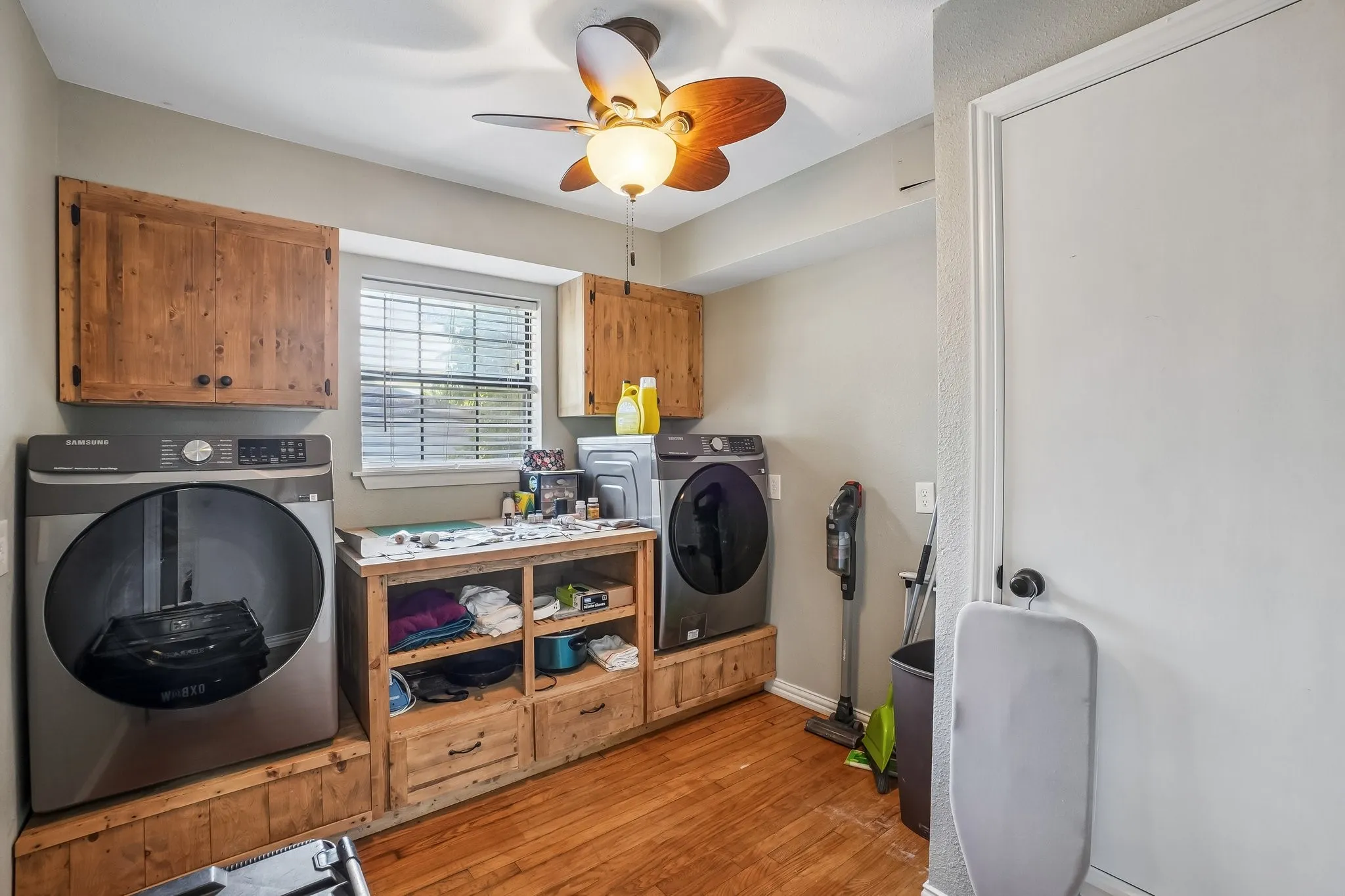 Utility room in the center of the home.
