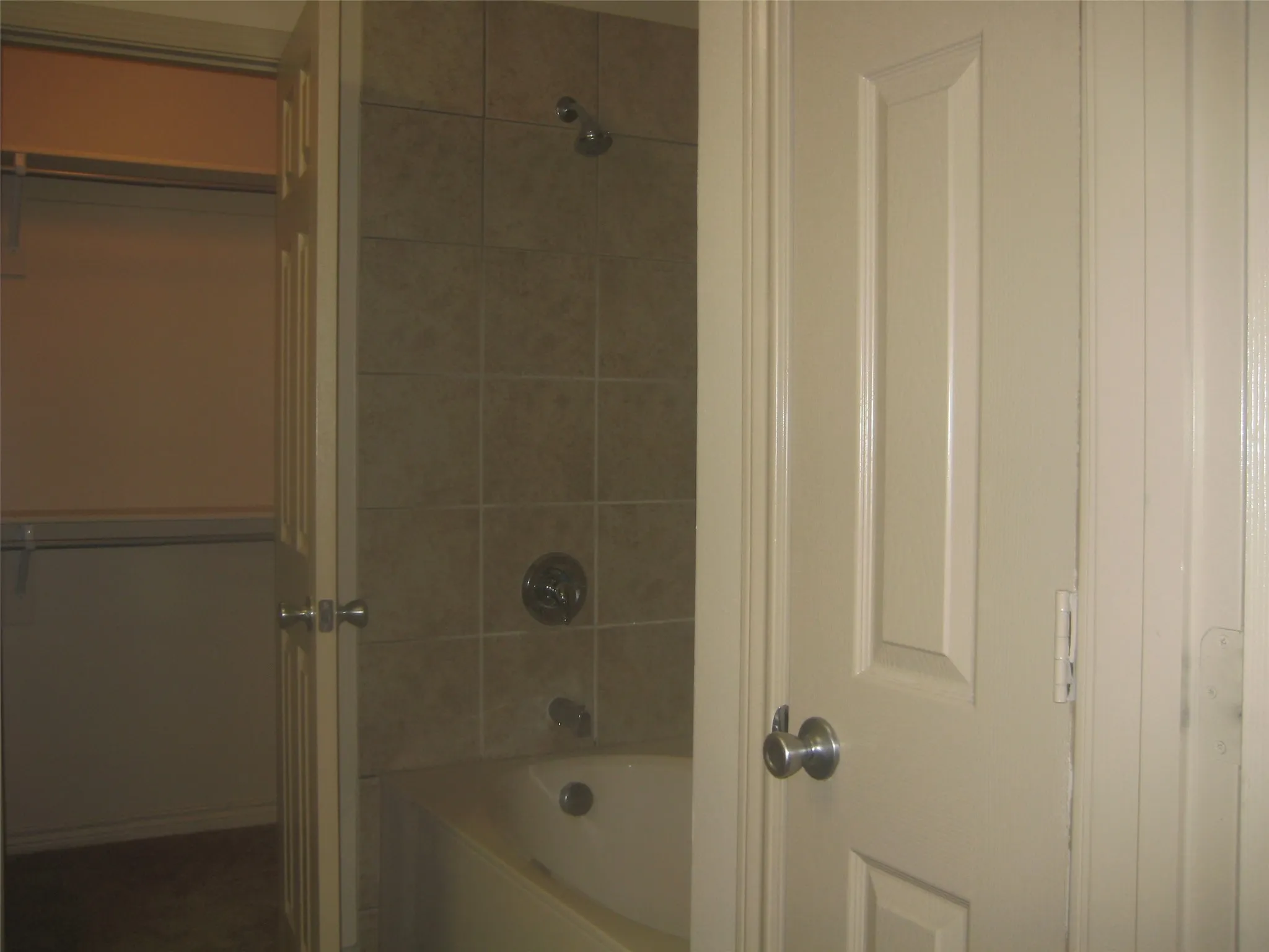 Master with walk in closet and full linen closet
