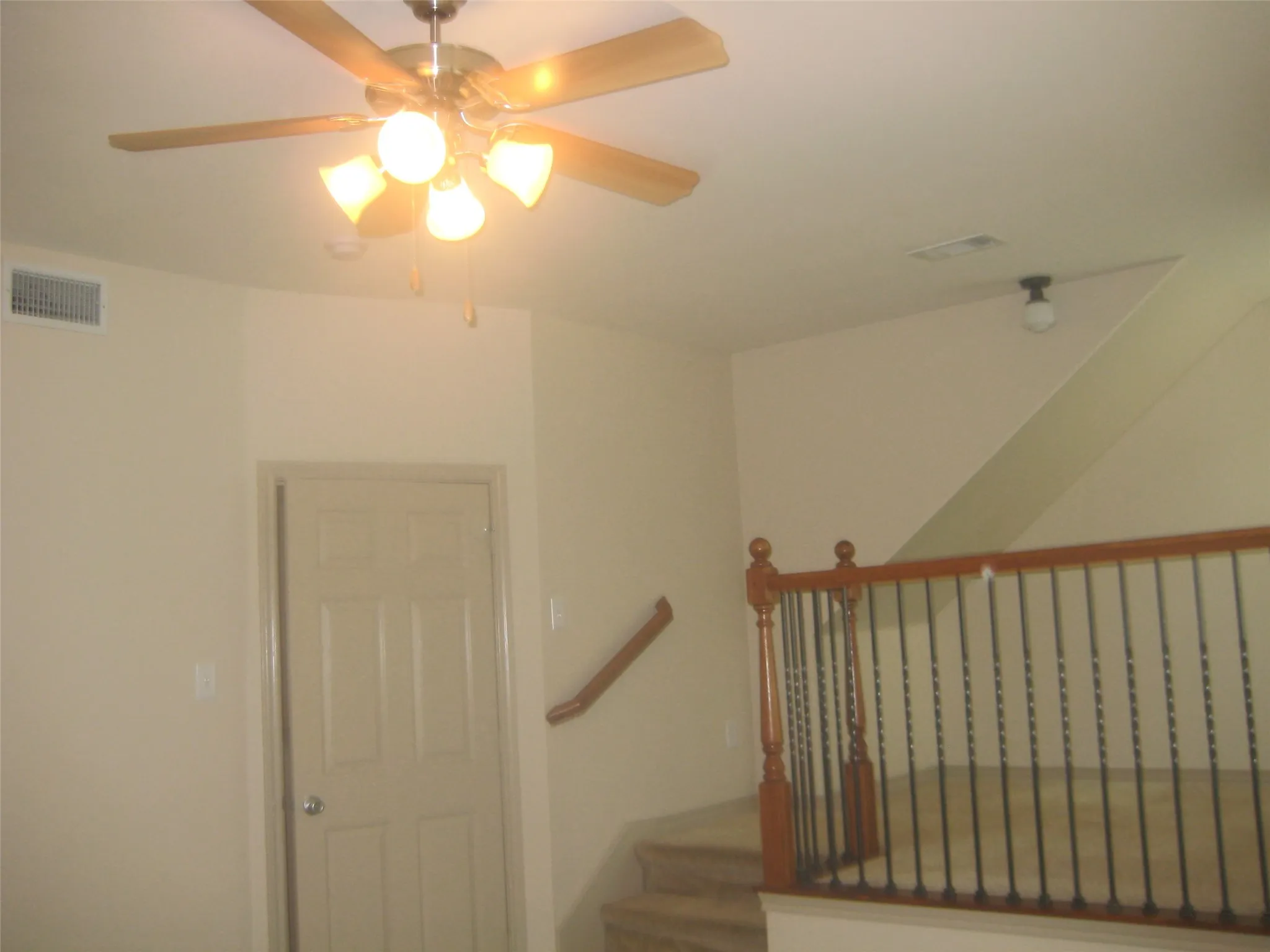 Extra space elevated for a small work space or reading area