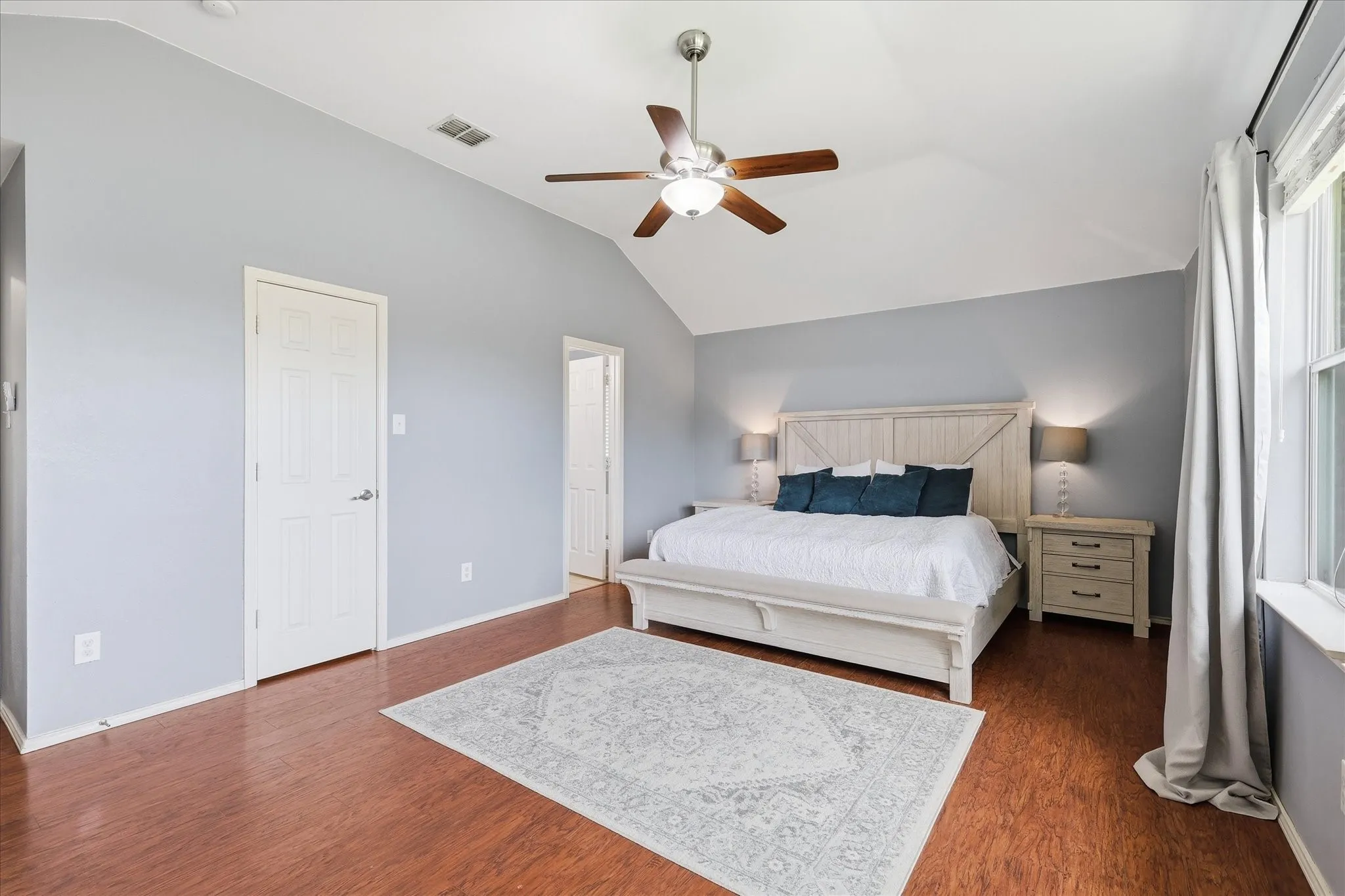 Main floor primary bedroom