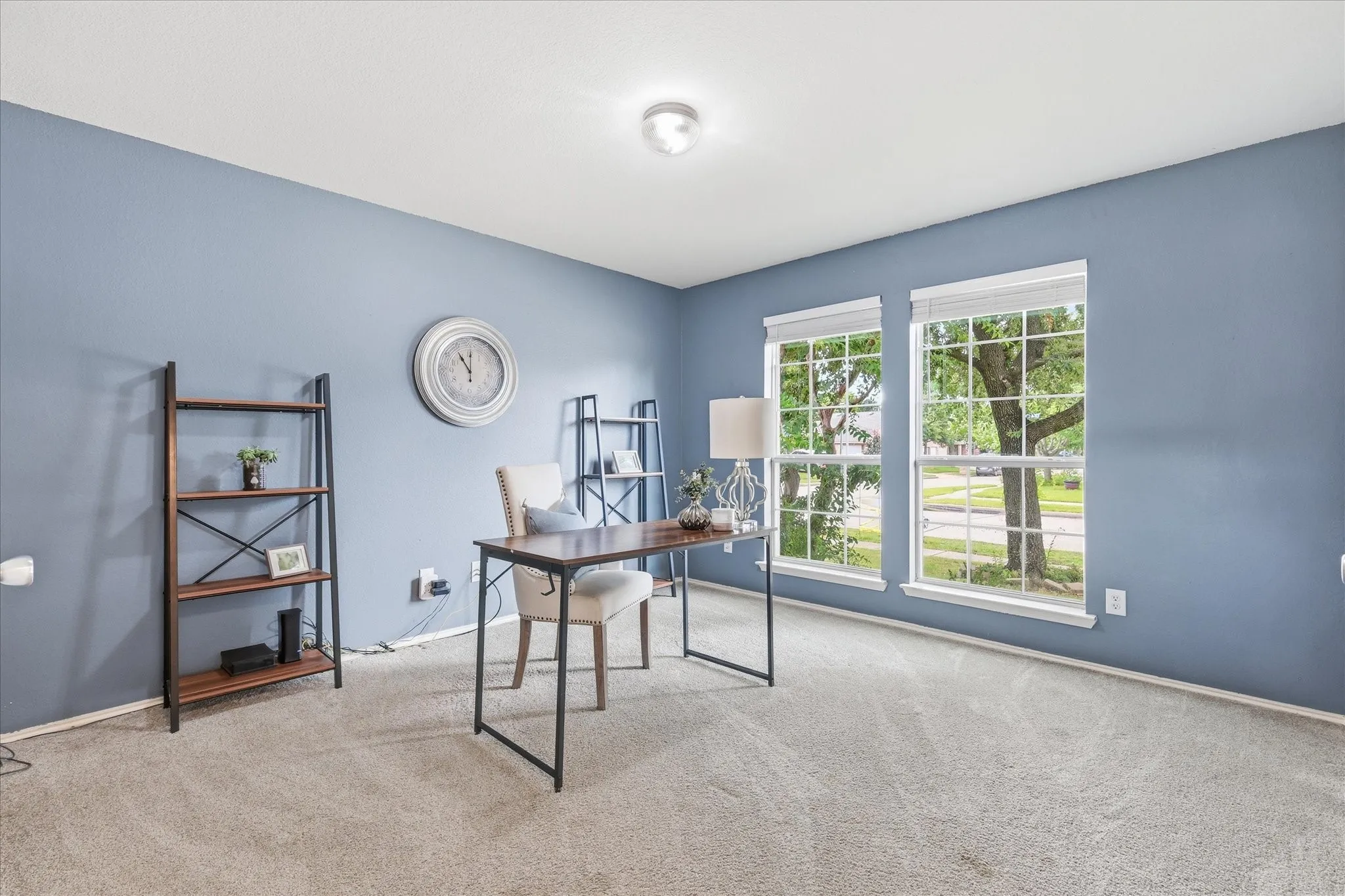 Main floor office with views to the front yard
