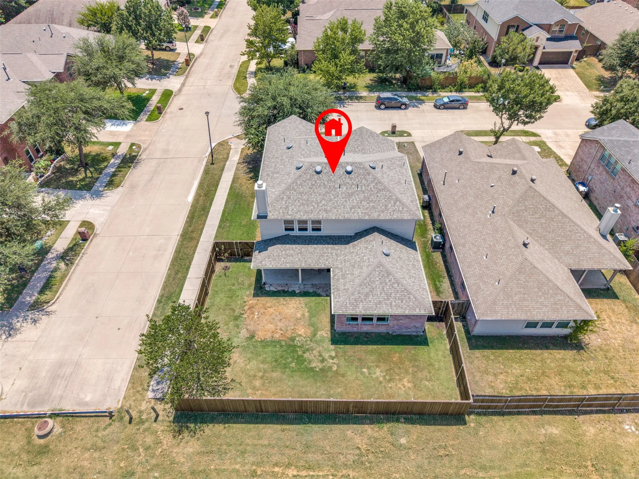 Expansive corner lot with no homes behind