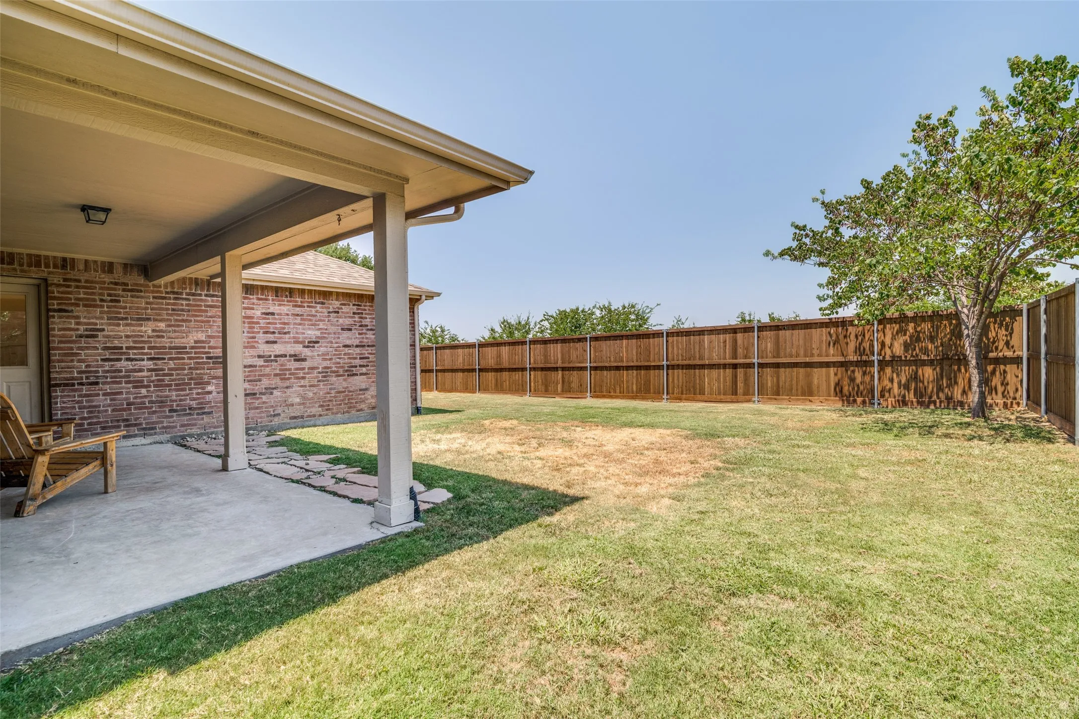 Covered patio