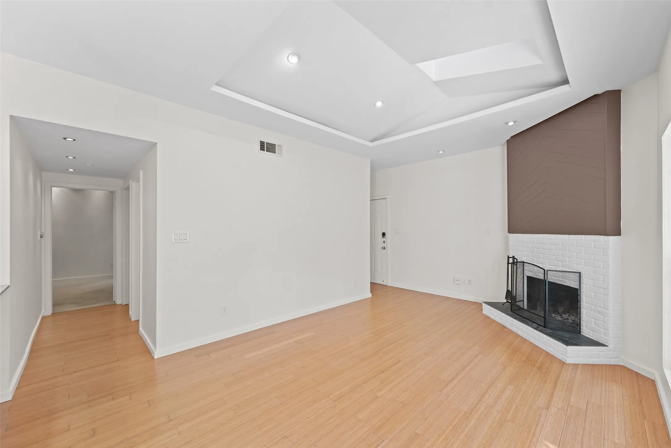 Living room from dining area