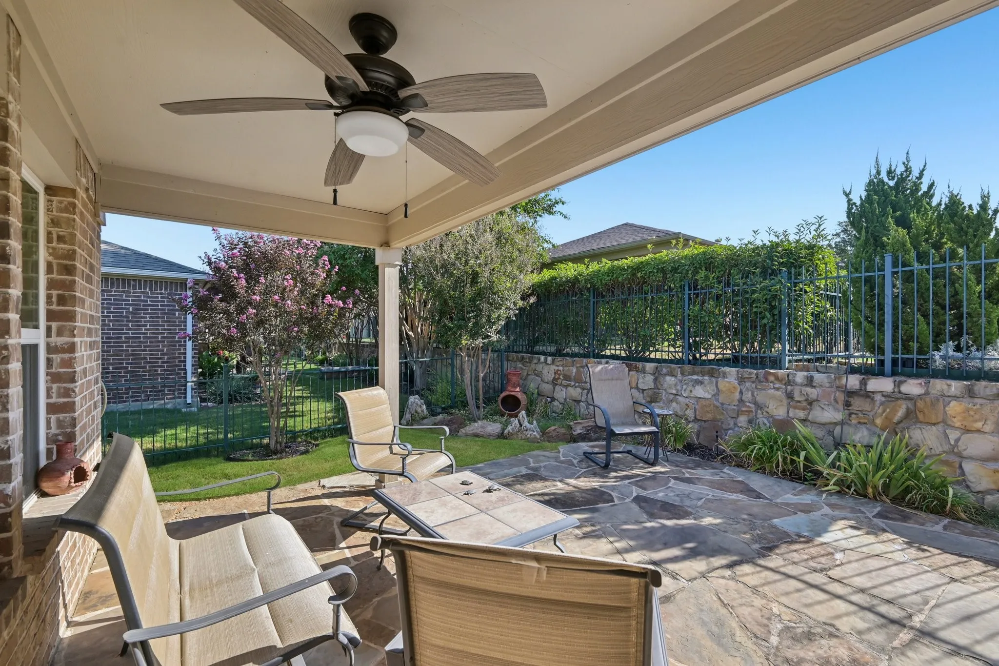 Covered patio