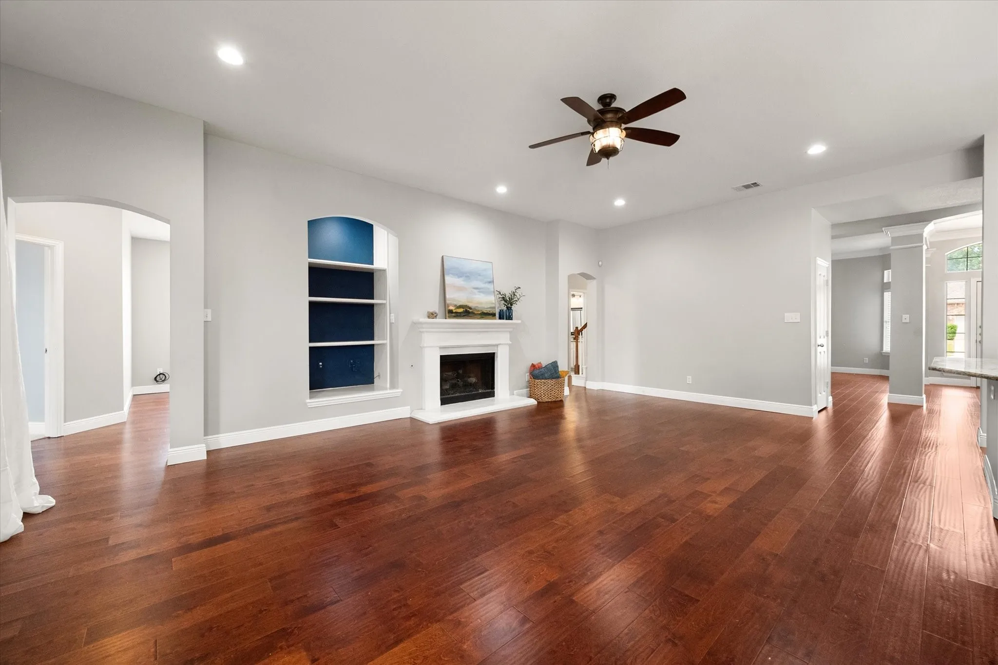 Gorgeous Light and Bright Great Room Open to Kitchen