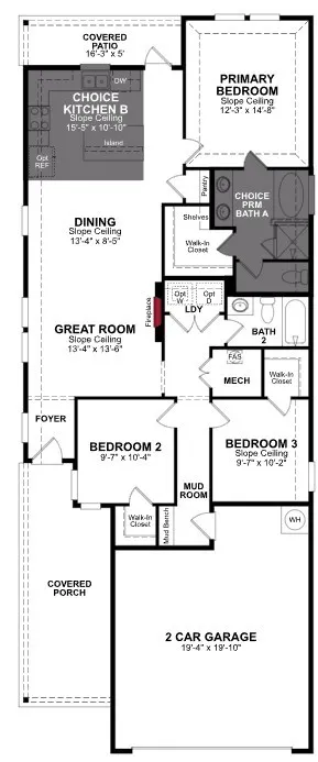 Beazer Homes Saratoga Daisy Floorplan.