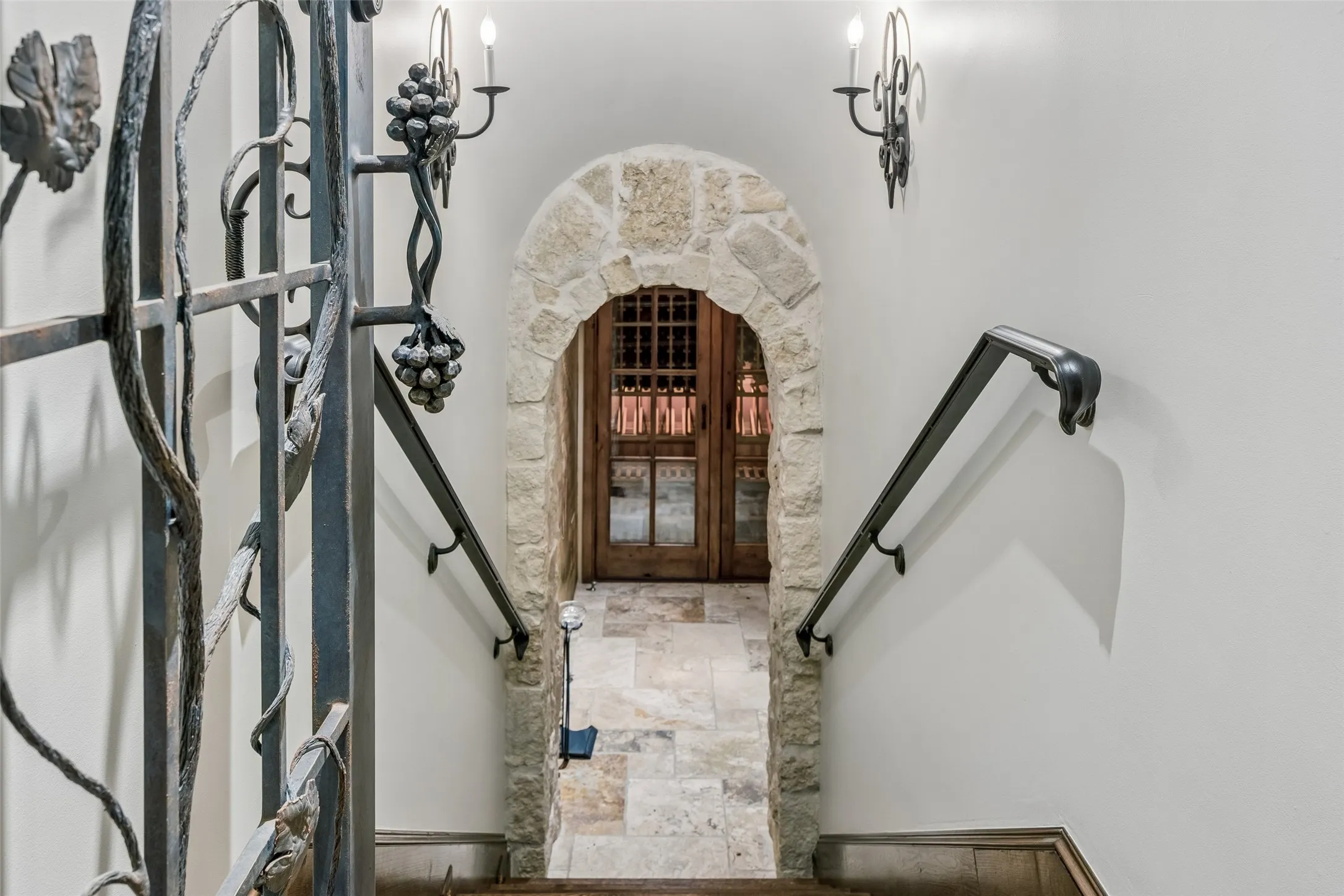 Stairs to Wine Cellar
