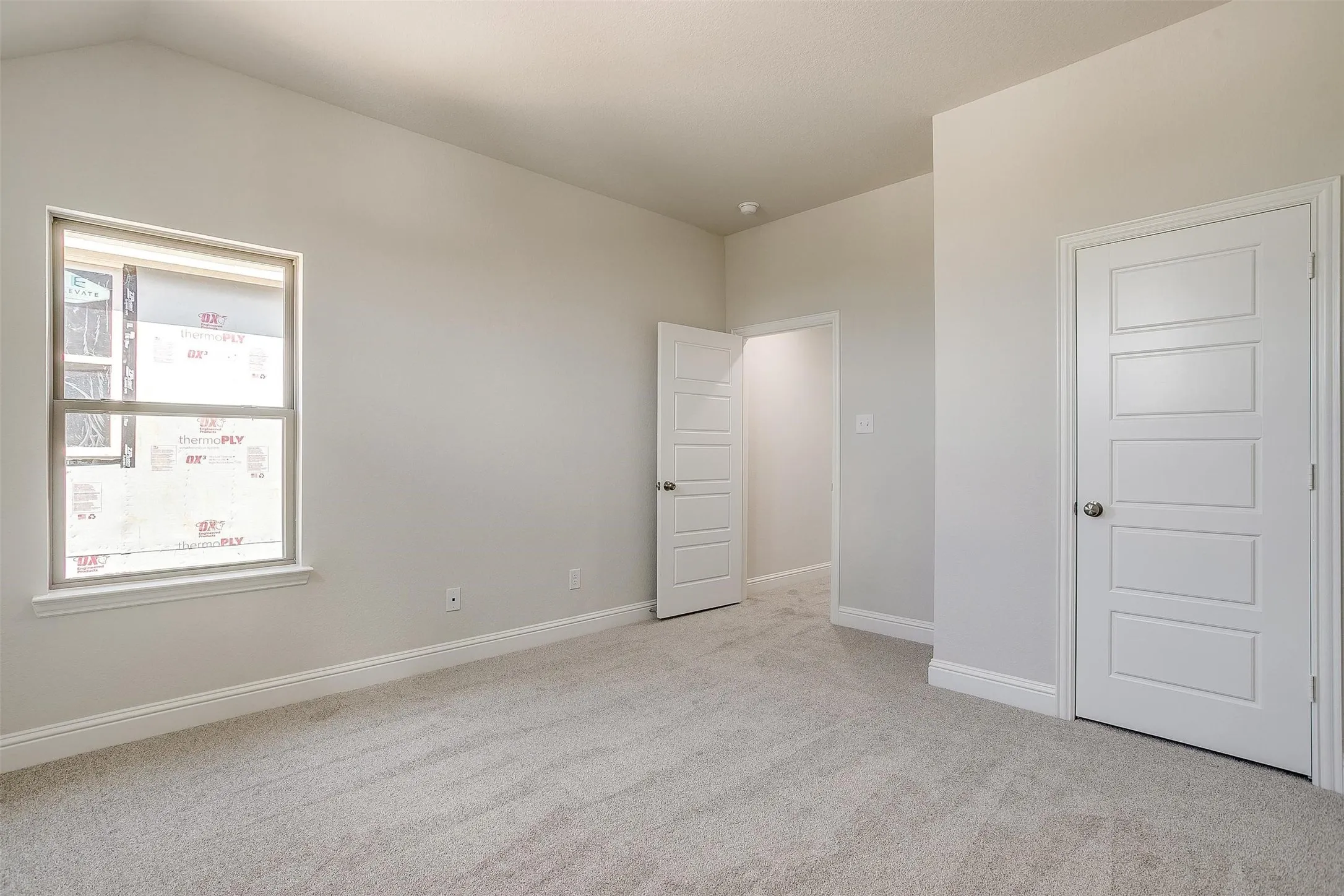 Neutral-toned wall paint throughout
