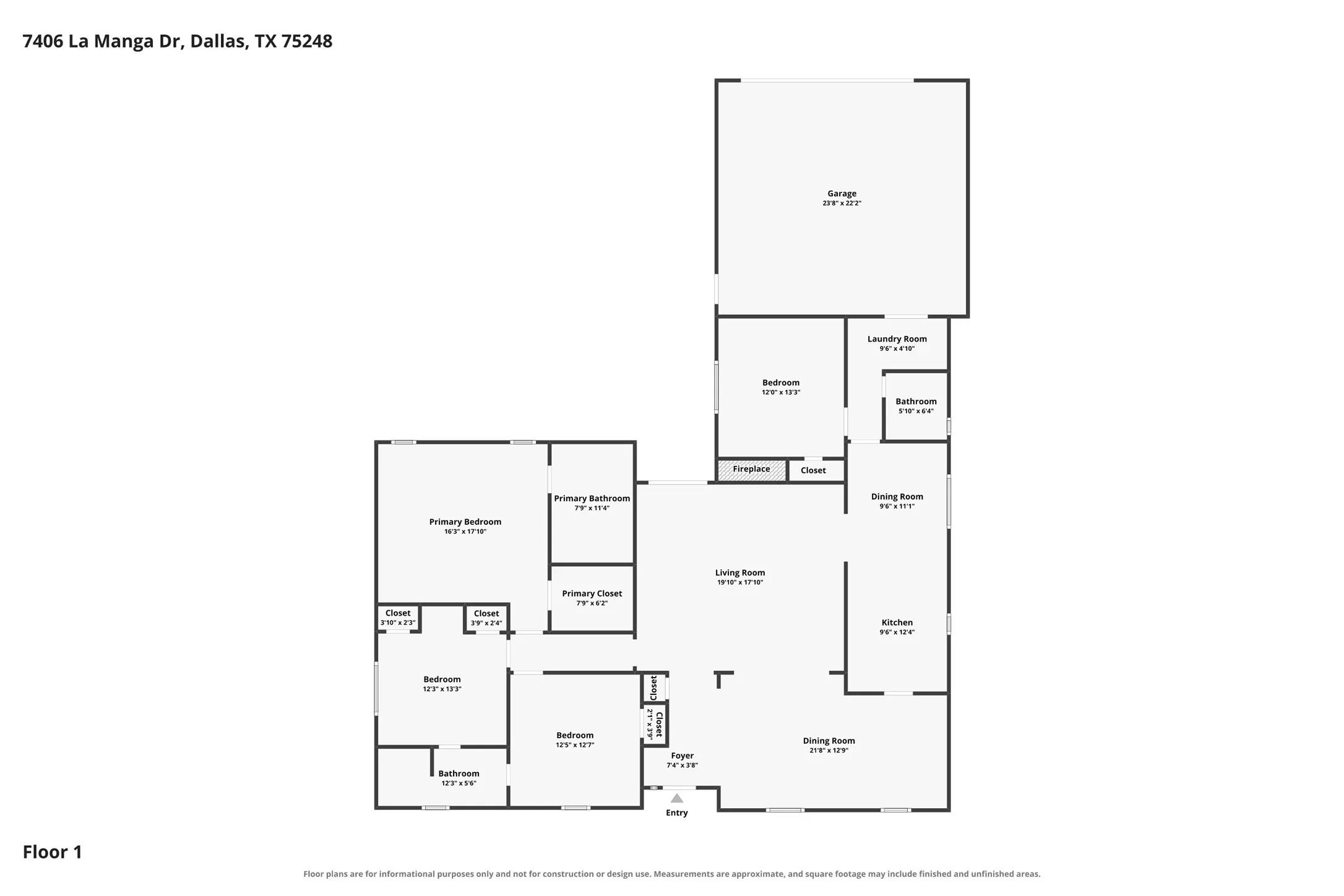 Single Family Residence For Sale in Dallas County , 7406 La Manga Drive, Dallas, Texas 75248, 4 Bedroom, 3 Bathroom, 2 Garage spaces, 2,210 Sqft, built in 1972, mls#21361839, Real Estate Agent in Dallas, Homes For Sale in Dallas county, Homes For Sale in Dallas, Realtor in Dallas Texas, Real Estate Brokerage Independent Realty Texas, Luminita Cordes Realtor