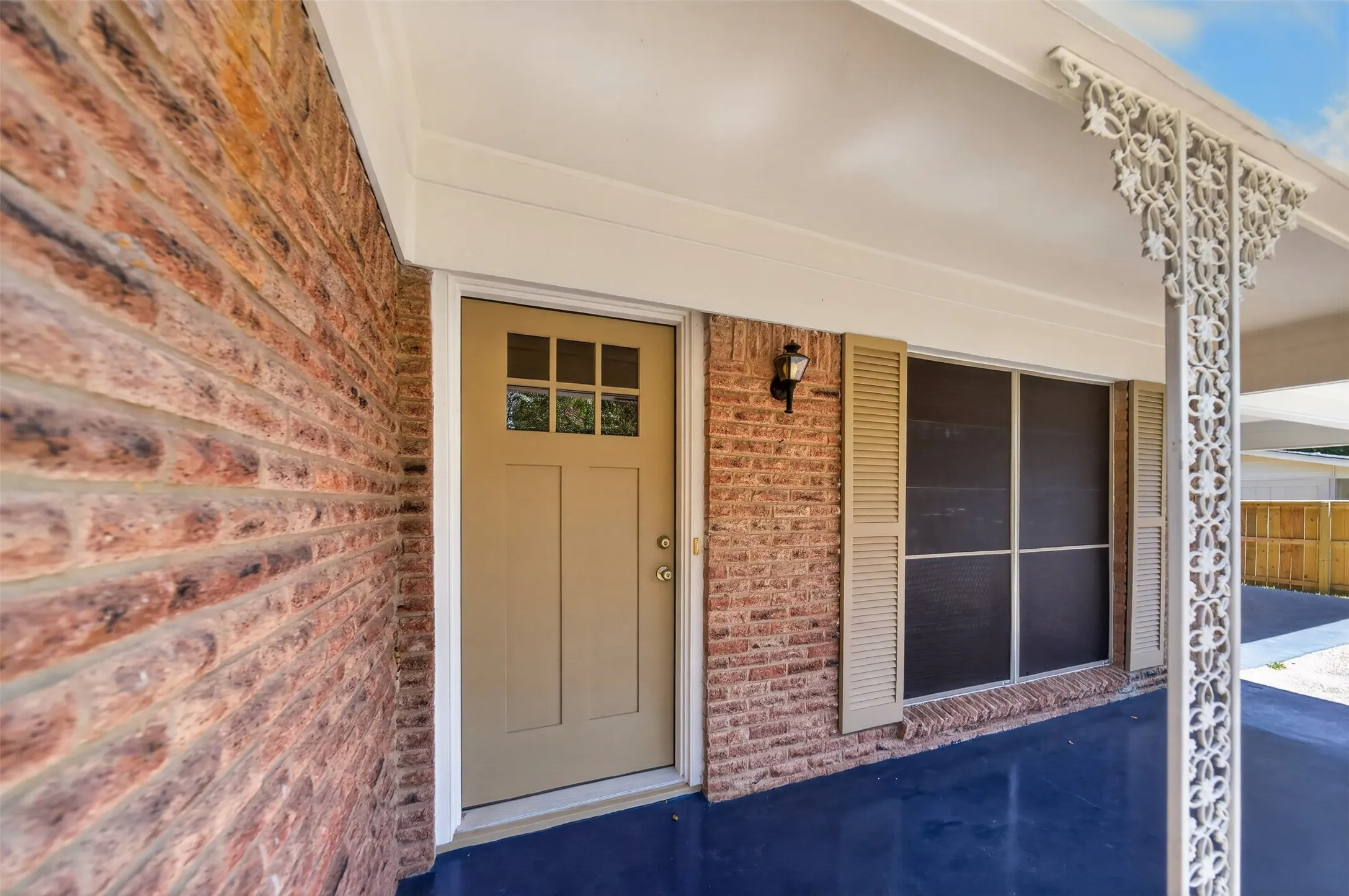 Covered porch