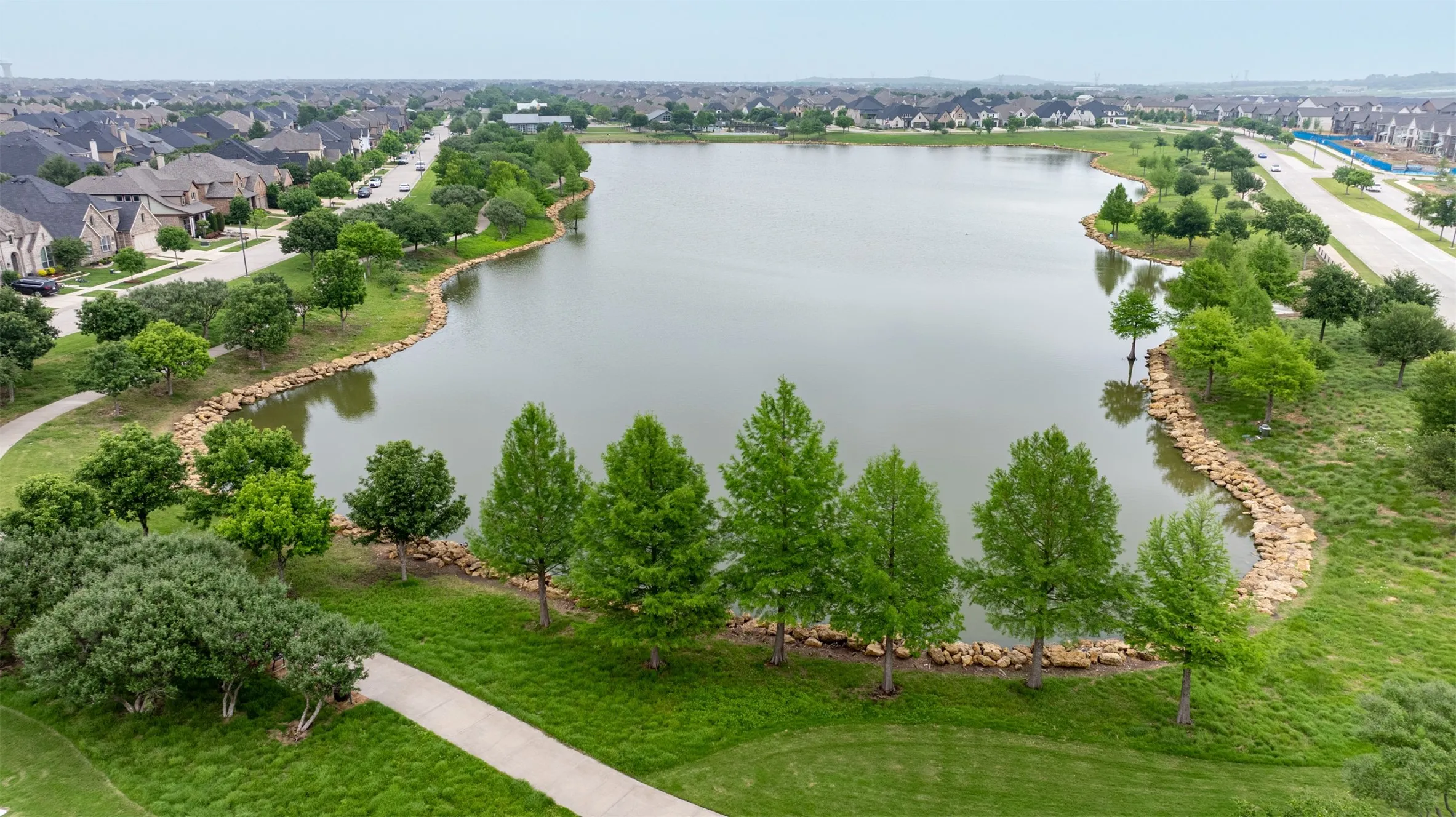 Harvest lake - great for fishing or walking the path.