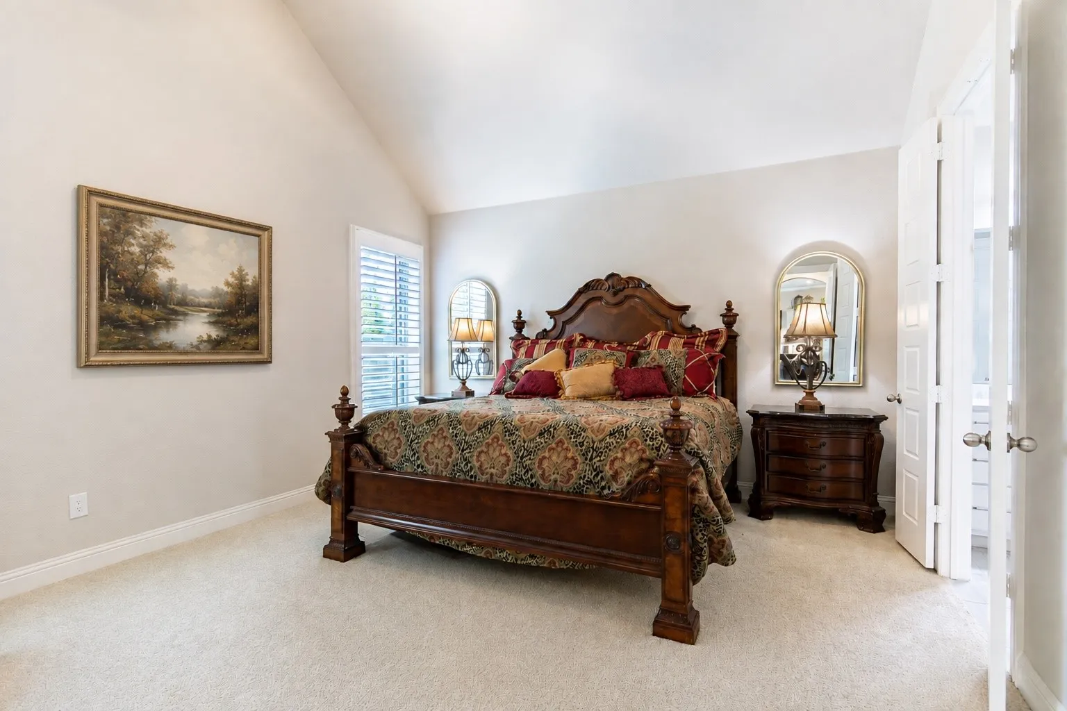 Very large primary bedroom with ensuite bathroom.  Plenty of room for seating.