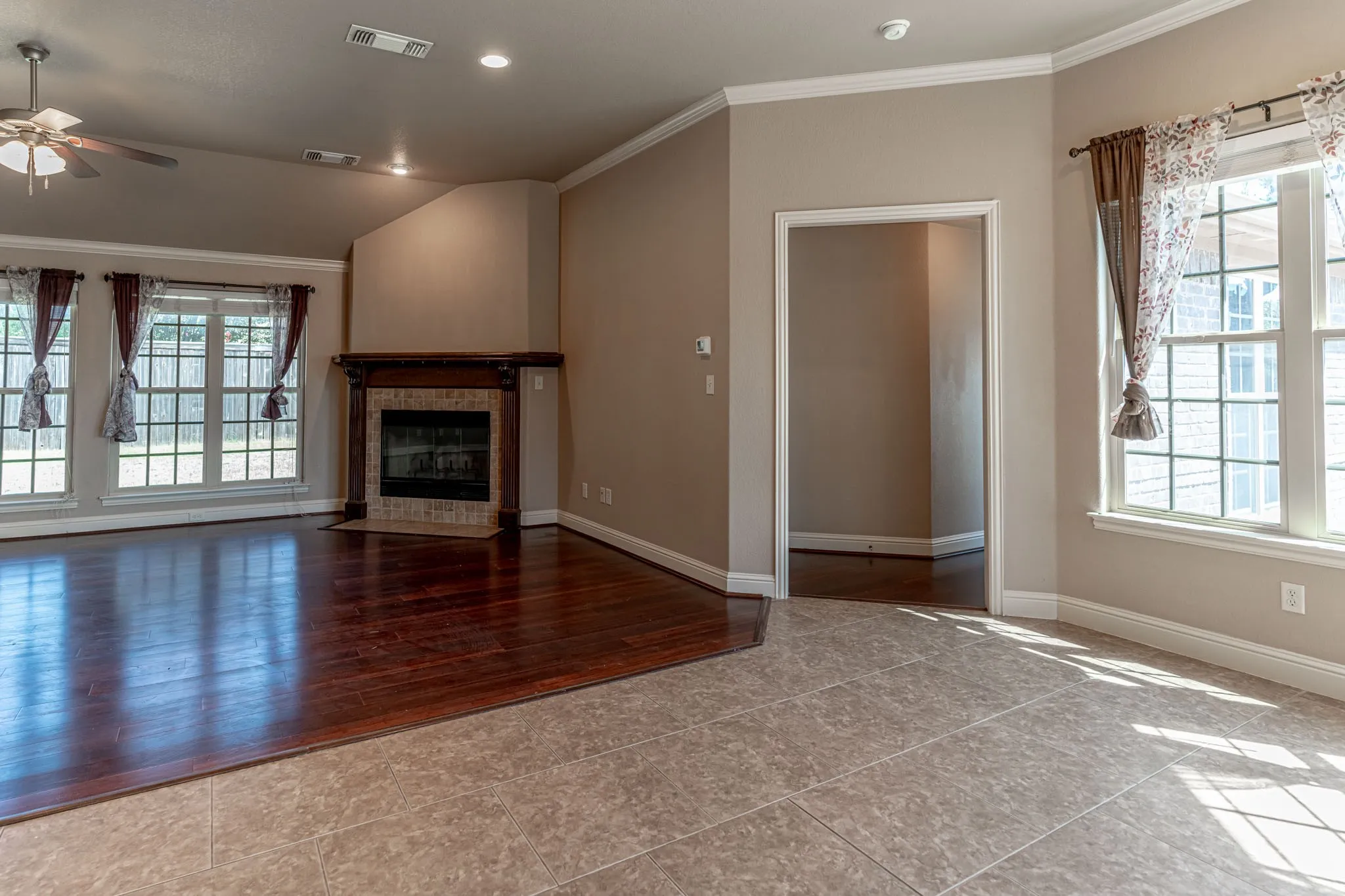 Living and dining area