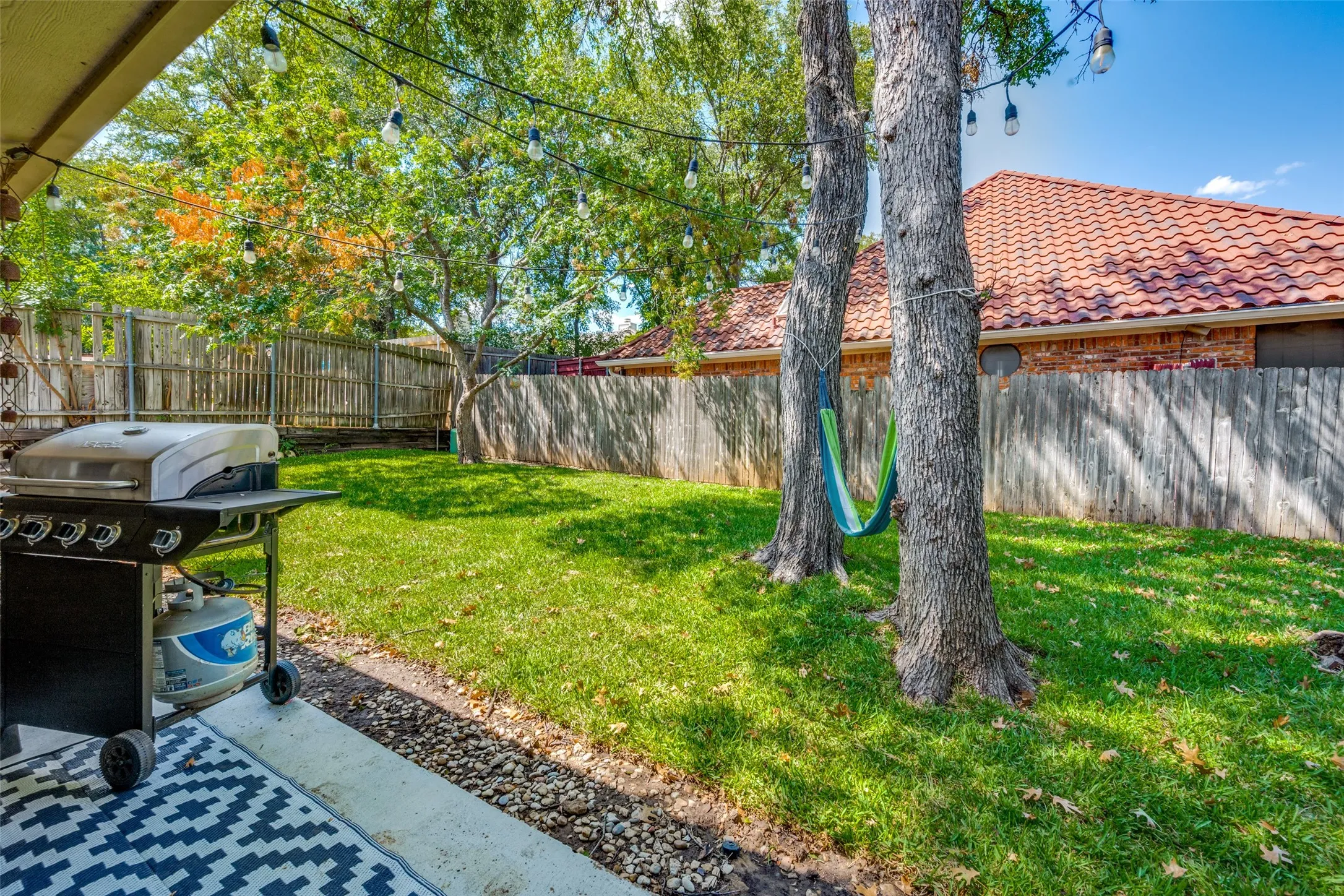Very large back yard!