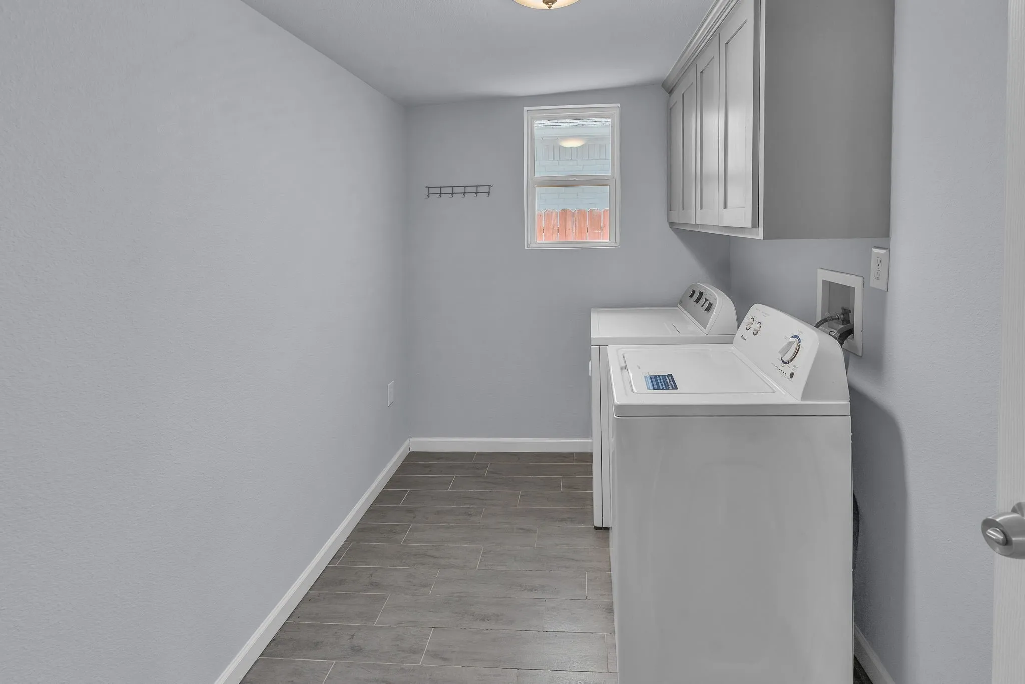 Utility with washer and dryer