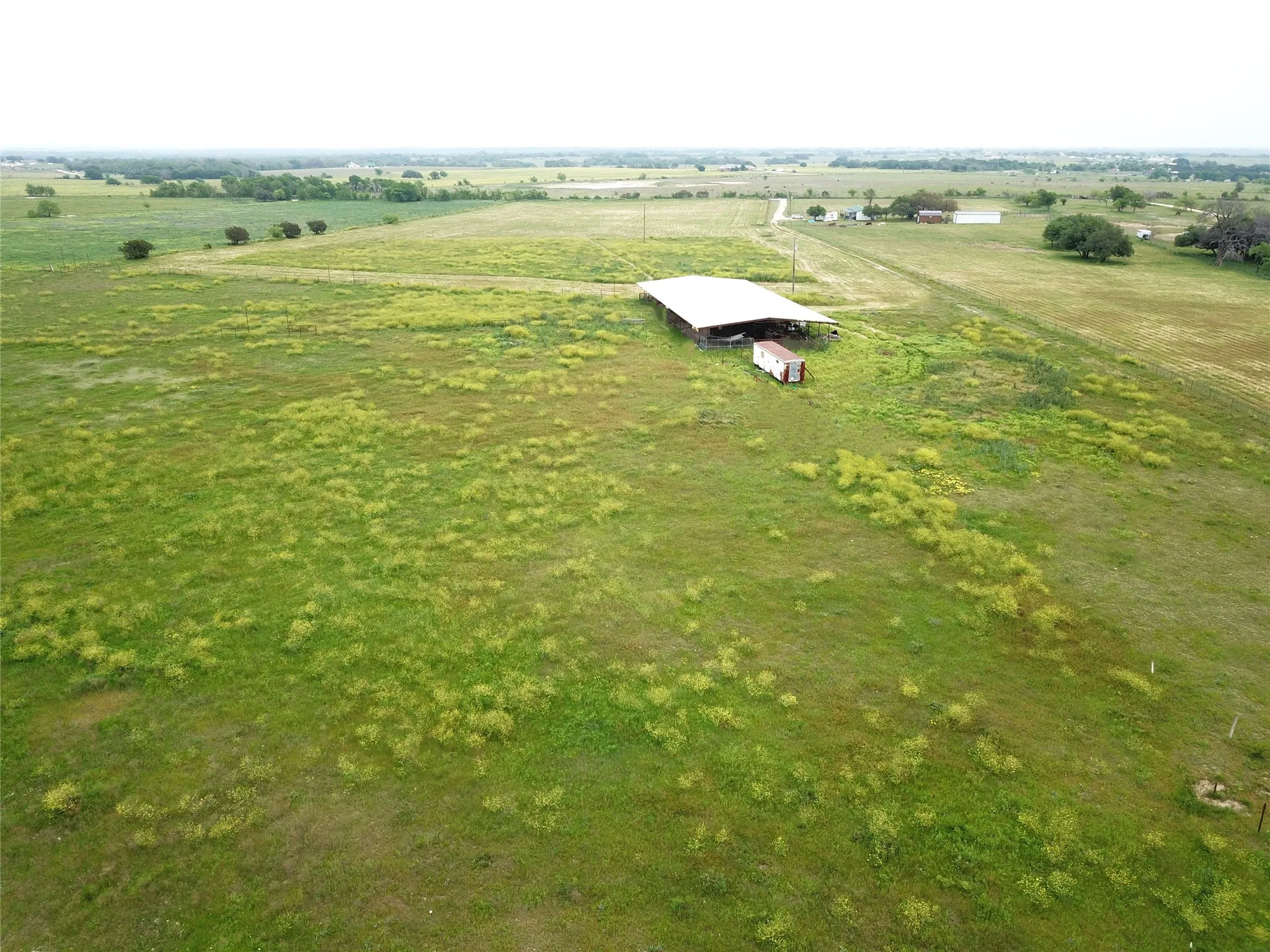 Drone / aerial view with a rural view