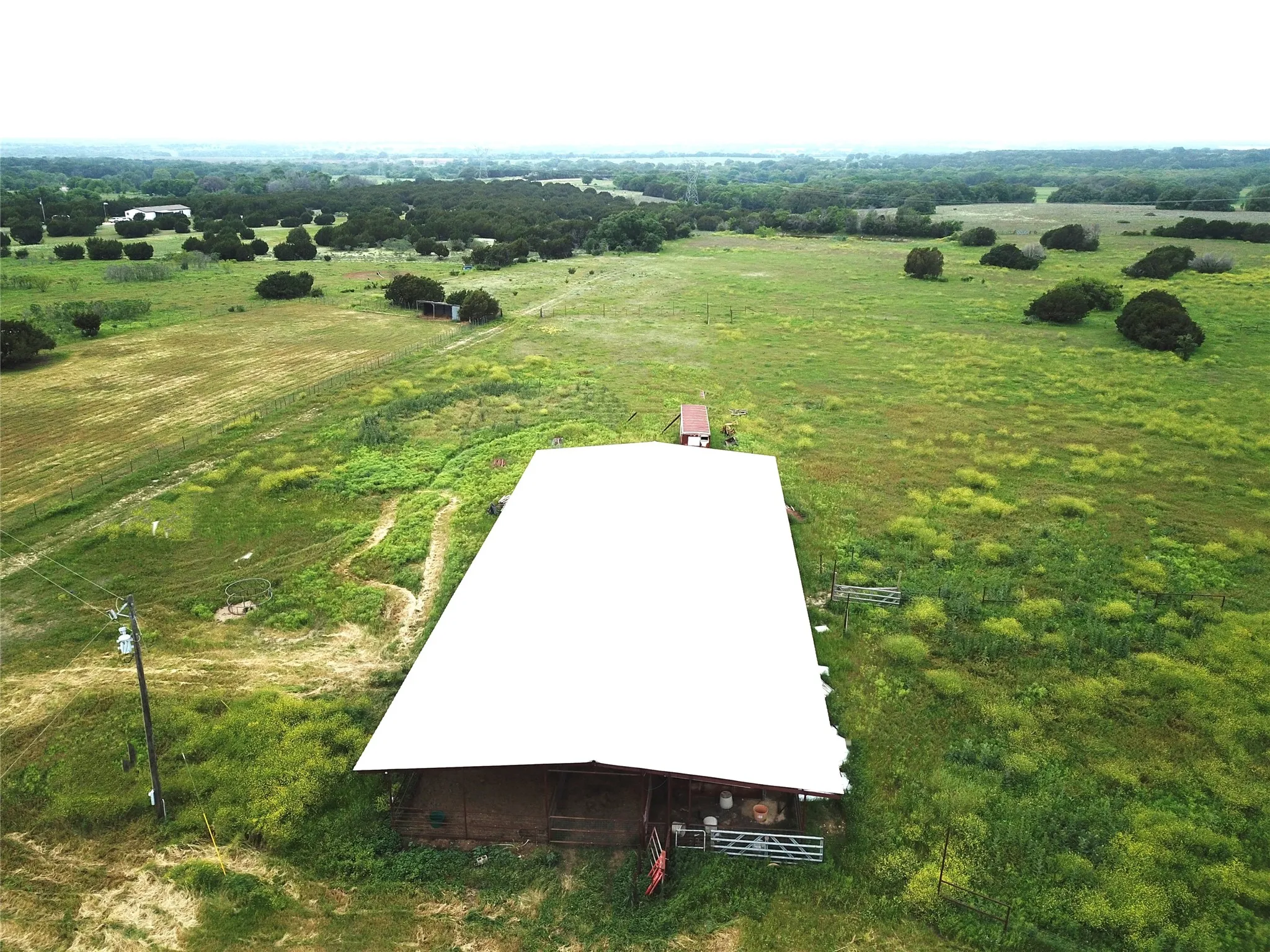 Bird's eye view with a rural view