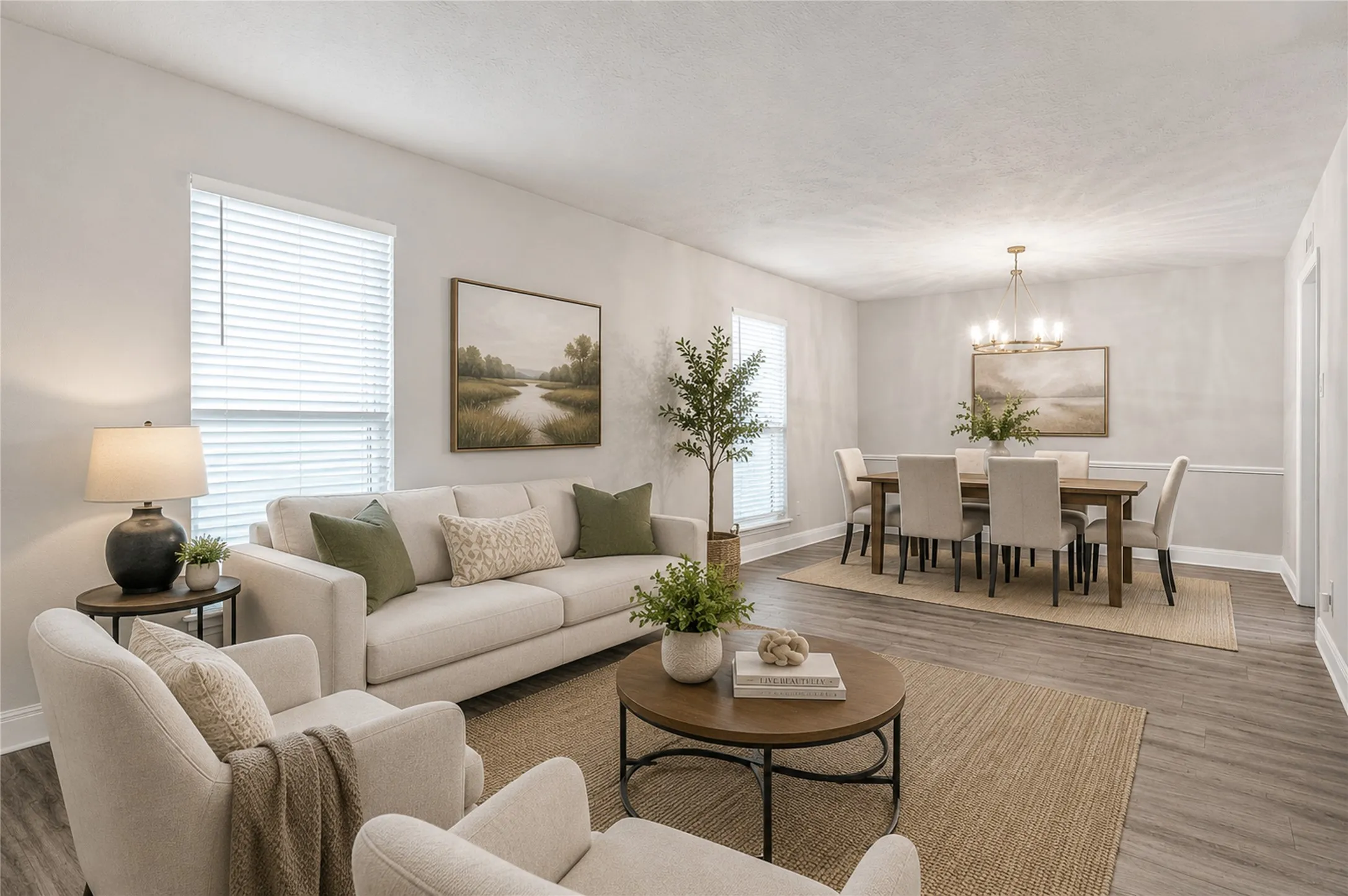 Living Room. Virtually Staged