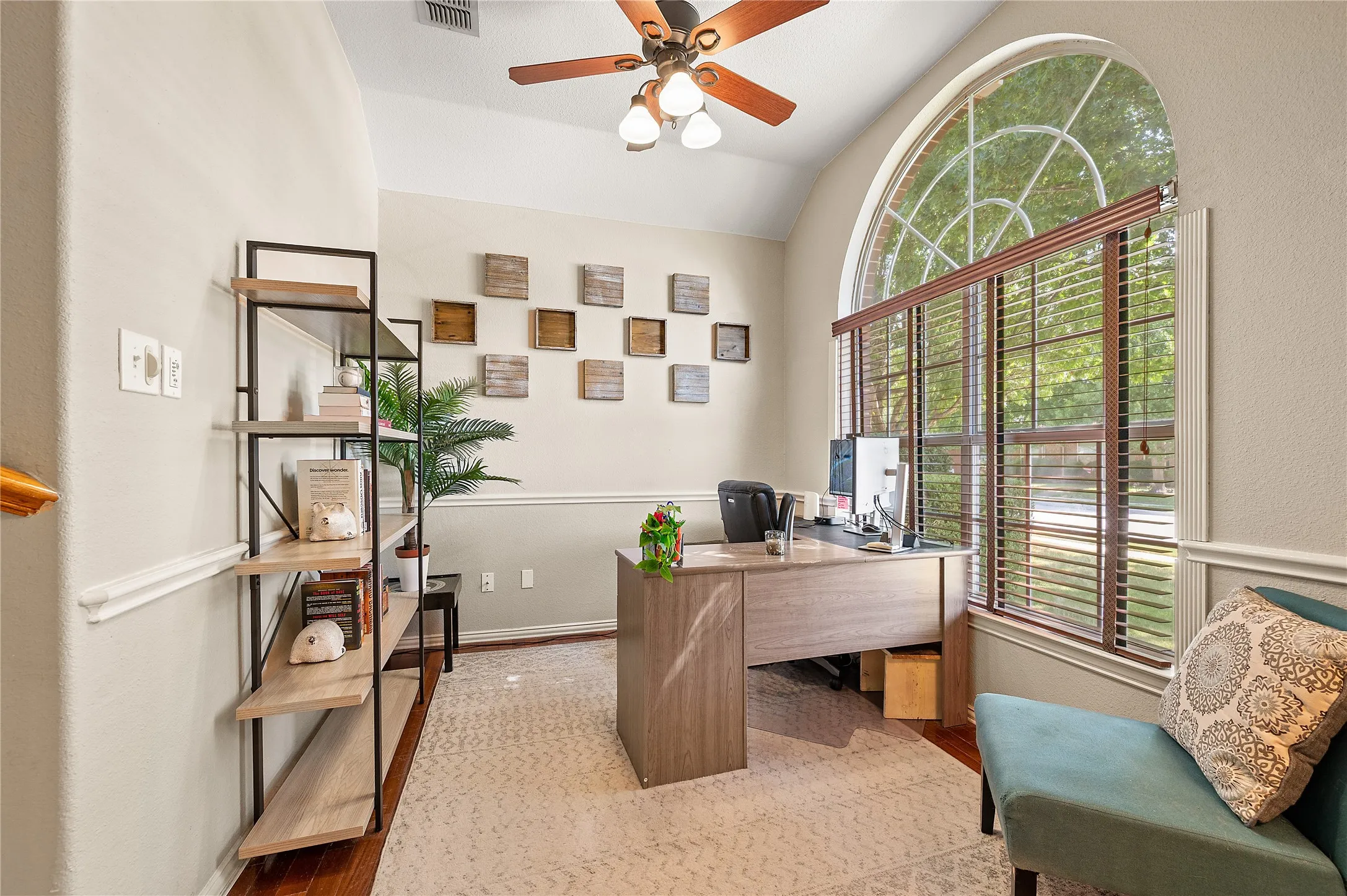 Front Room currently being used as an Office or can be a flexible space for an additional Living or Dining Room
