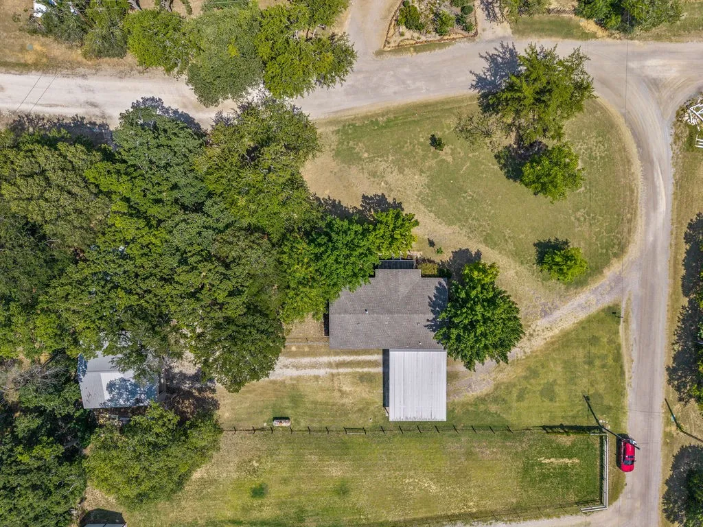 Top view of property