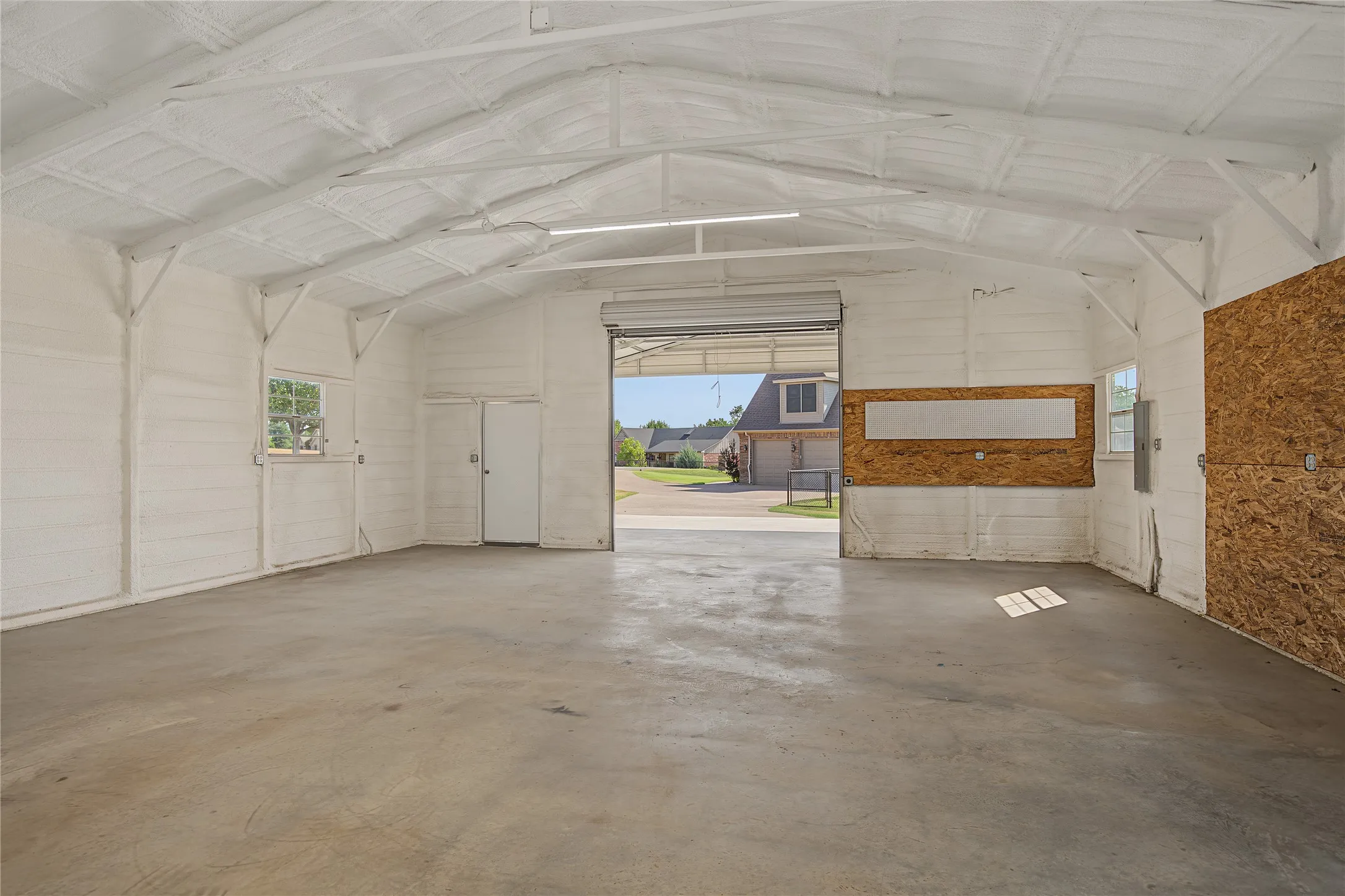 Spray Foam Insulated Workshop