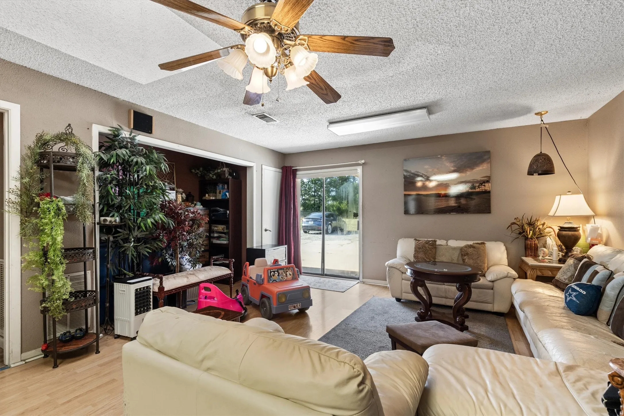 Expansive layout bathed in natural light