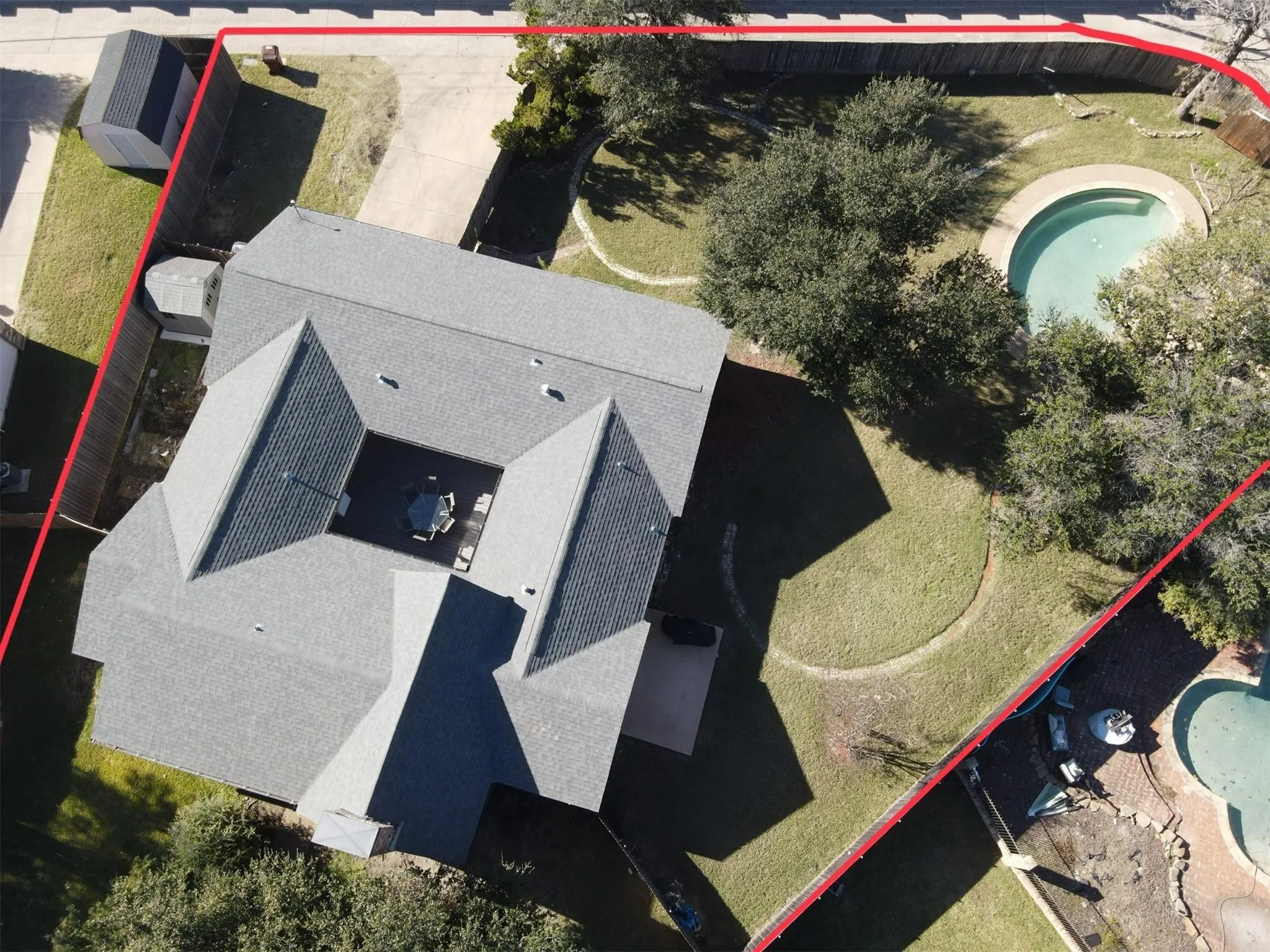 View of drone / aerial view