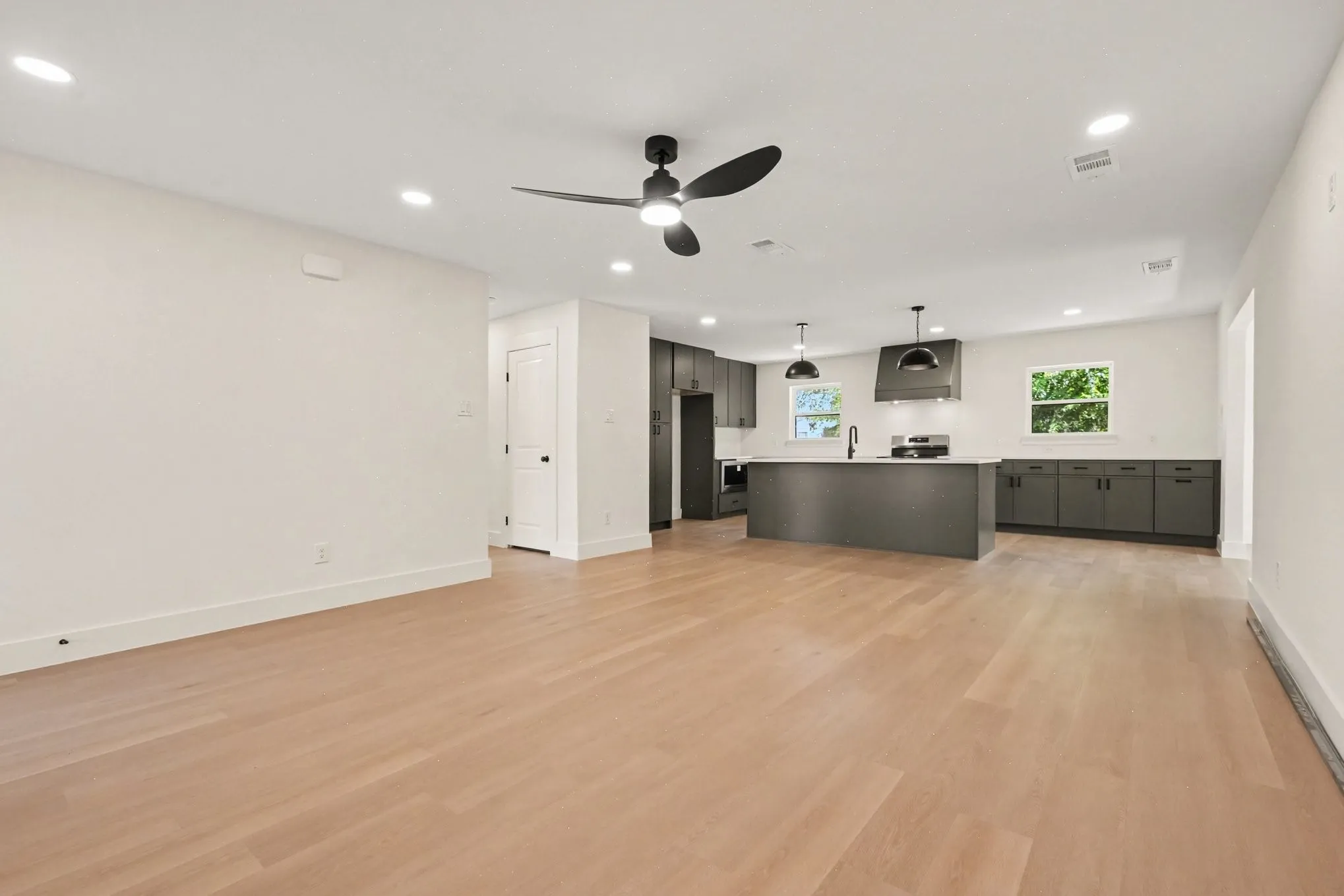 Kitchen is open to main living area.