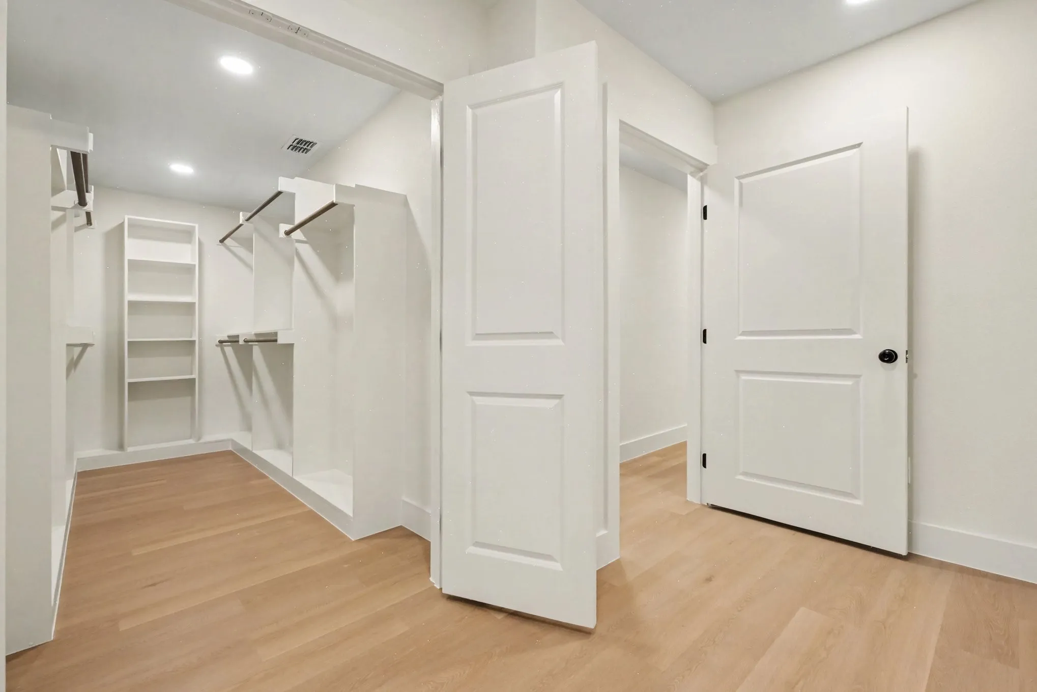 Primary closet.