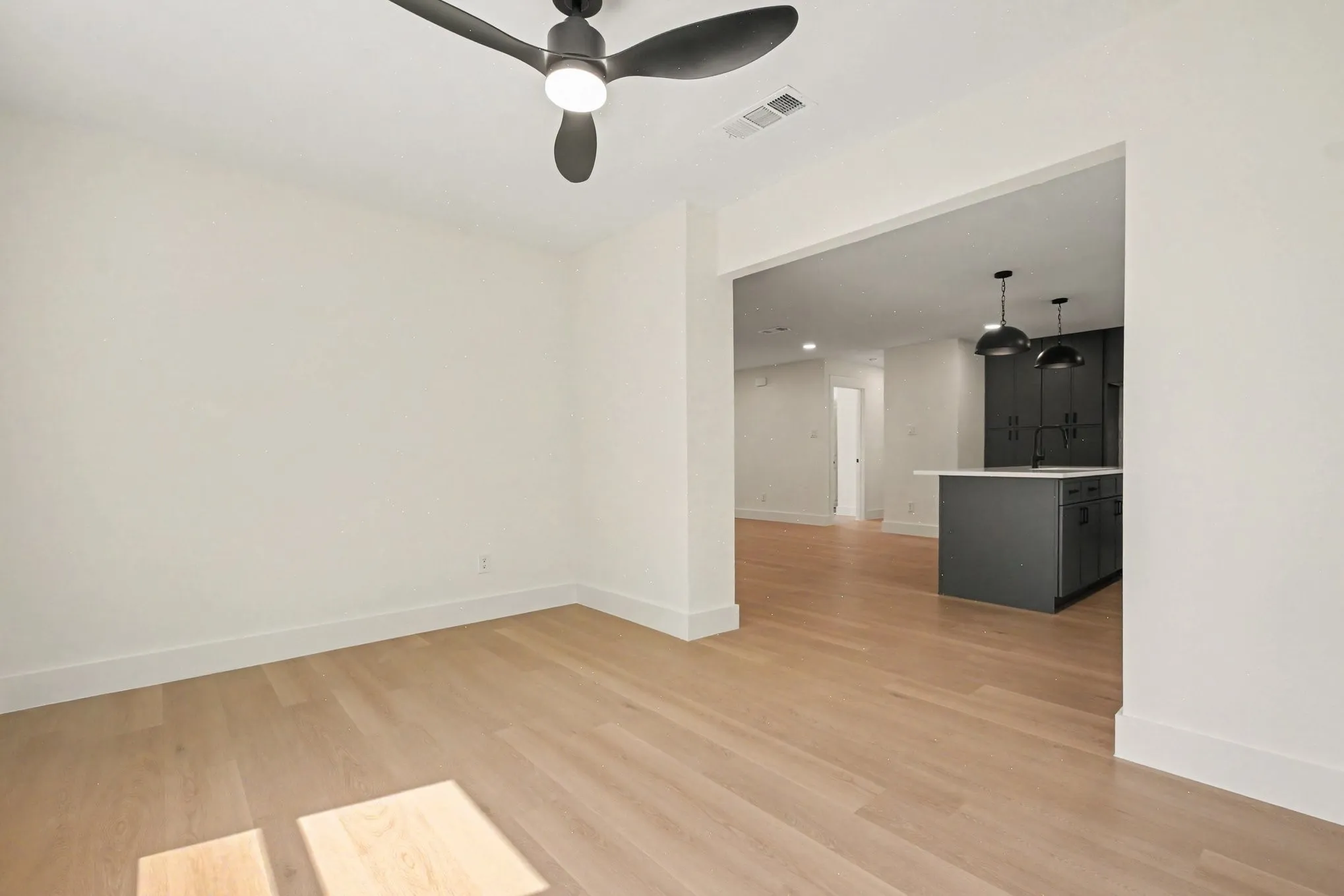 Flex space would make a great dining area or extra sitting room.