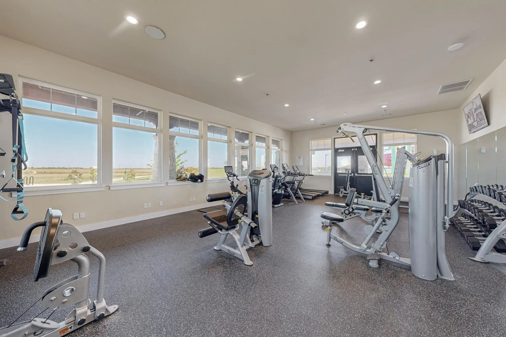 View of workout area