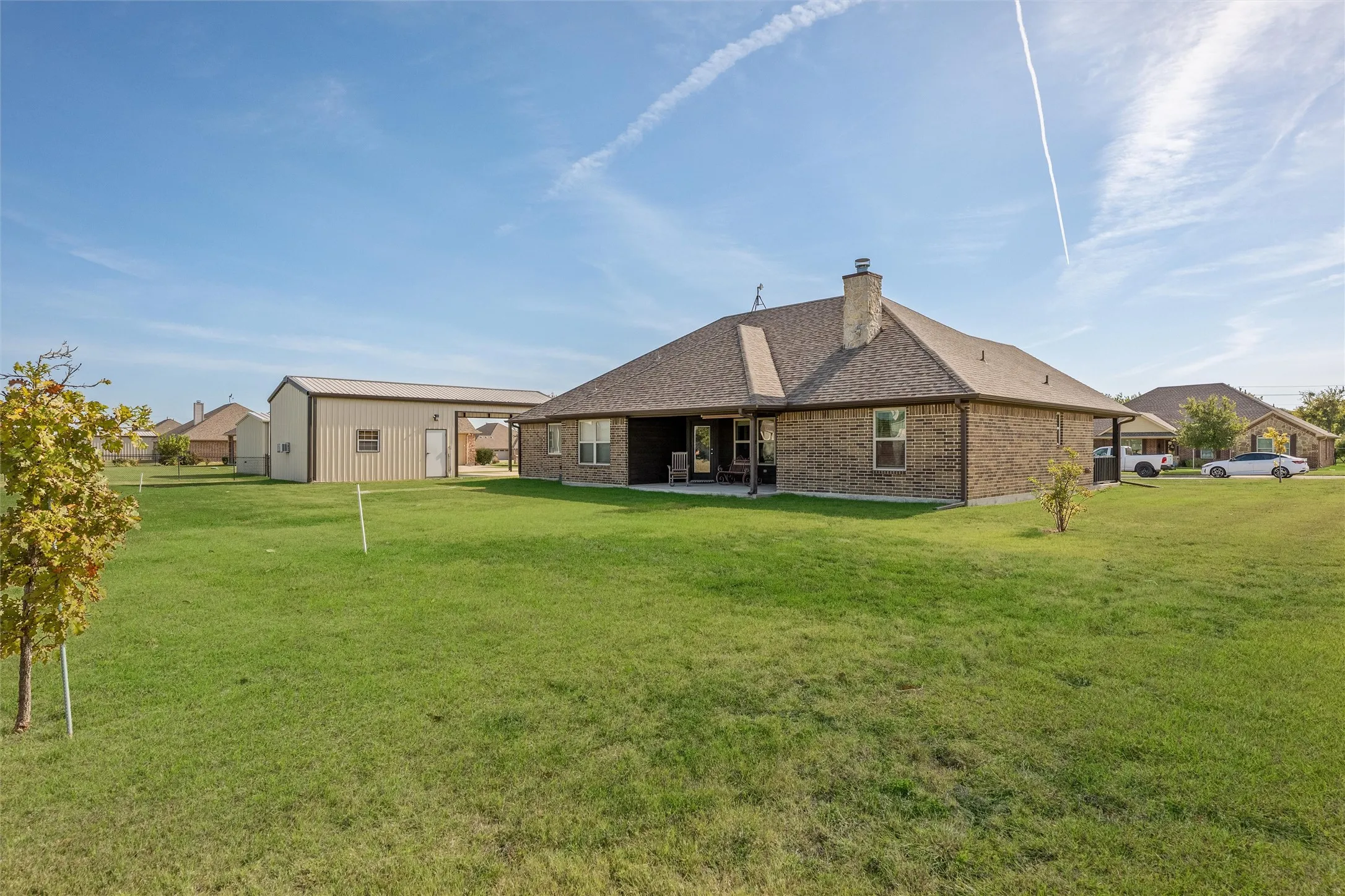 Peaceful Country Feel with plenty of room and NO HOA!