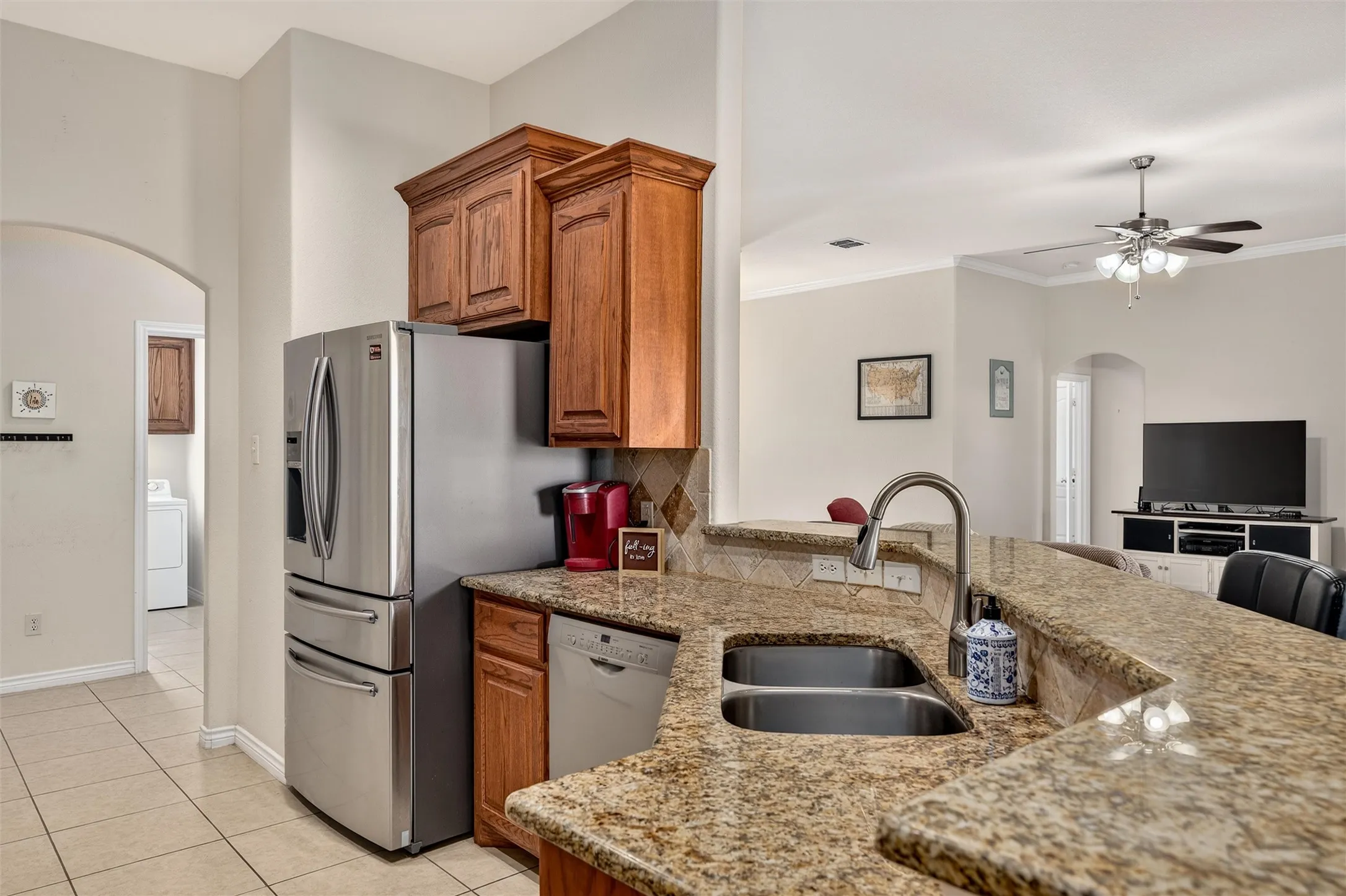 Stainless Fridge is negotiable