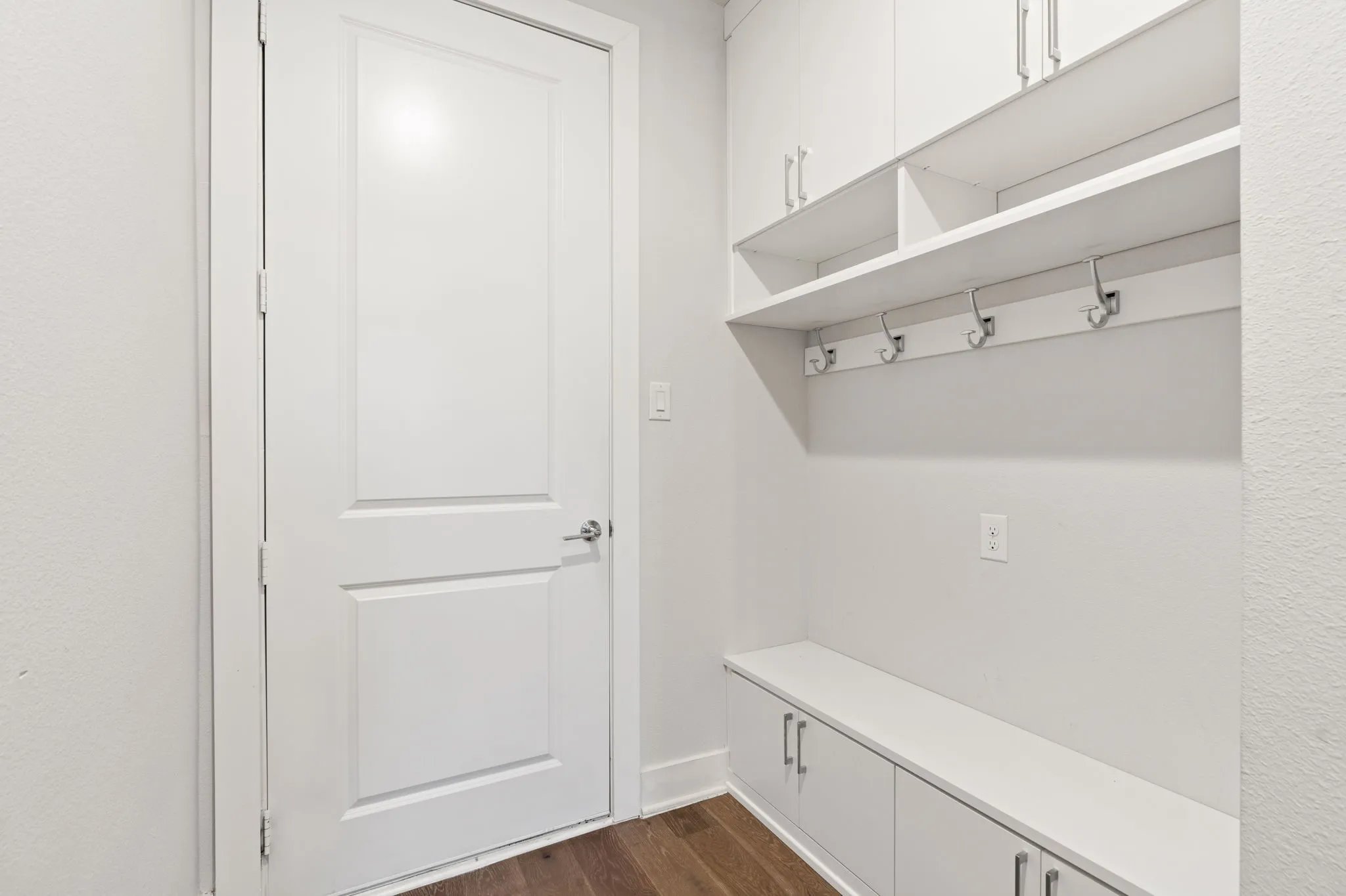 Owner added mudroom