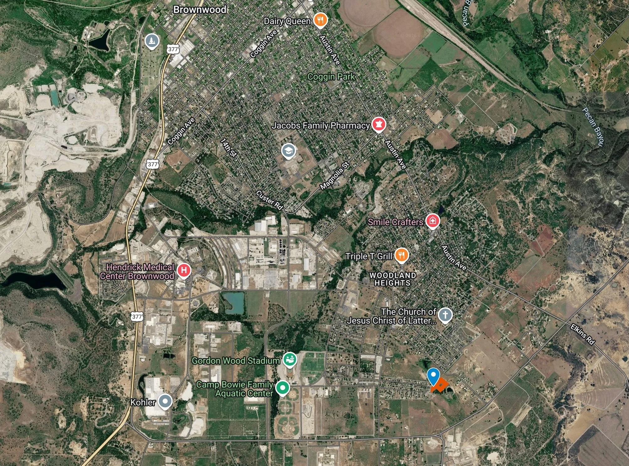 Location Map. Indicating the geographic placement of the property within its surrounding area