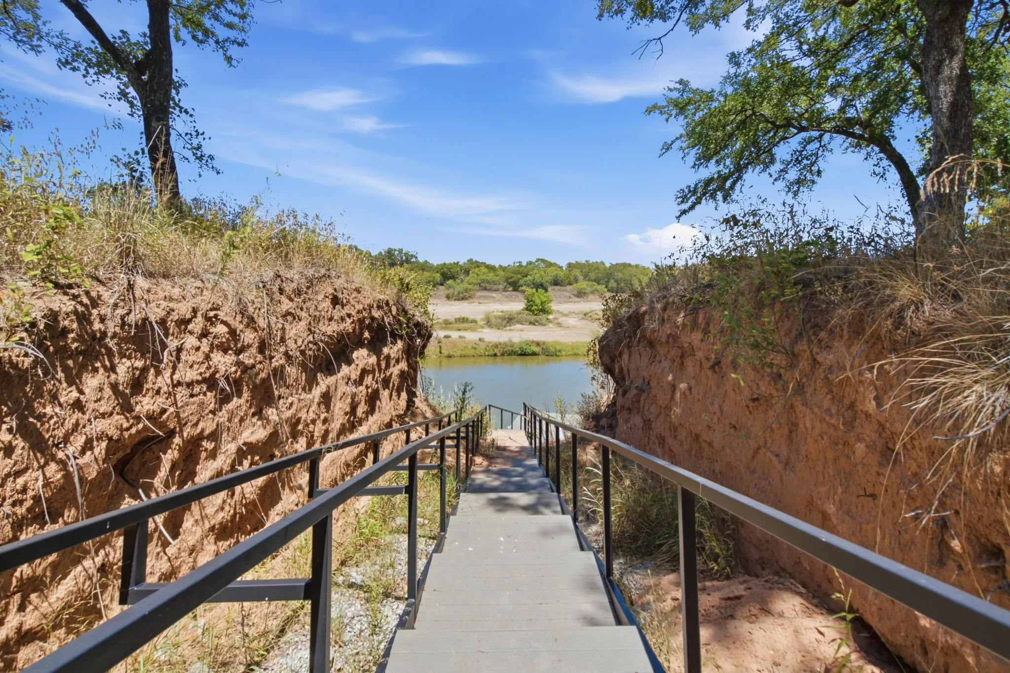 Community area by the river