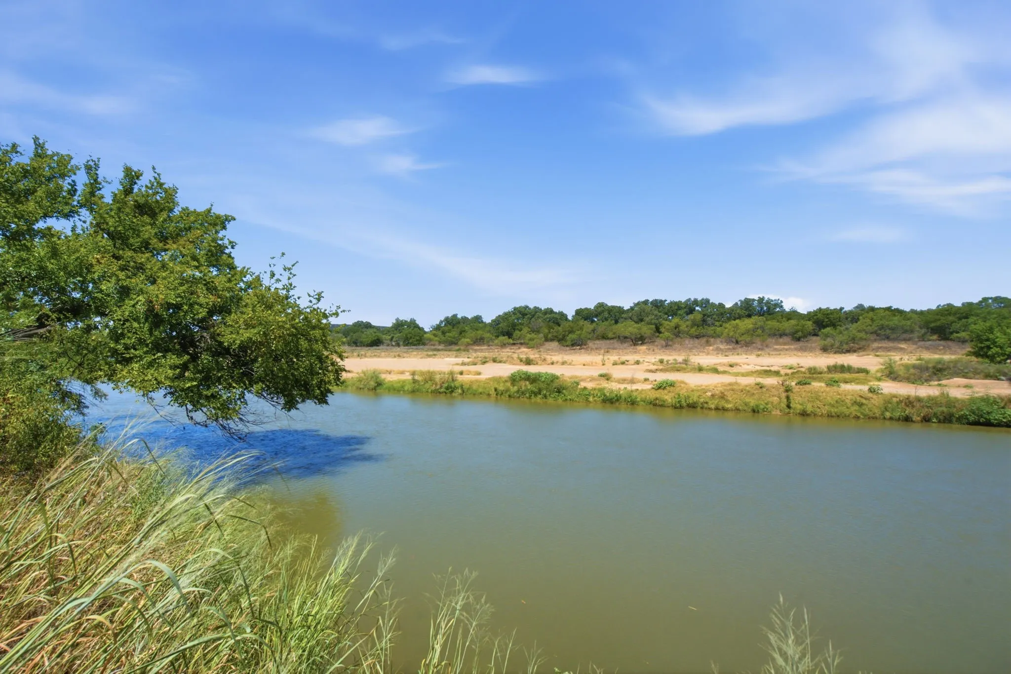 Community area by the river