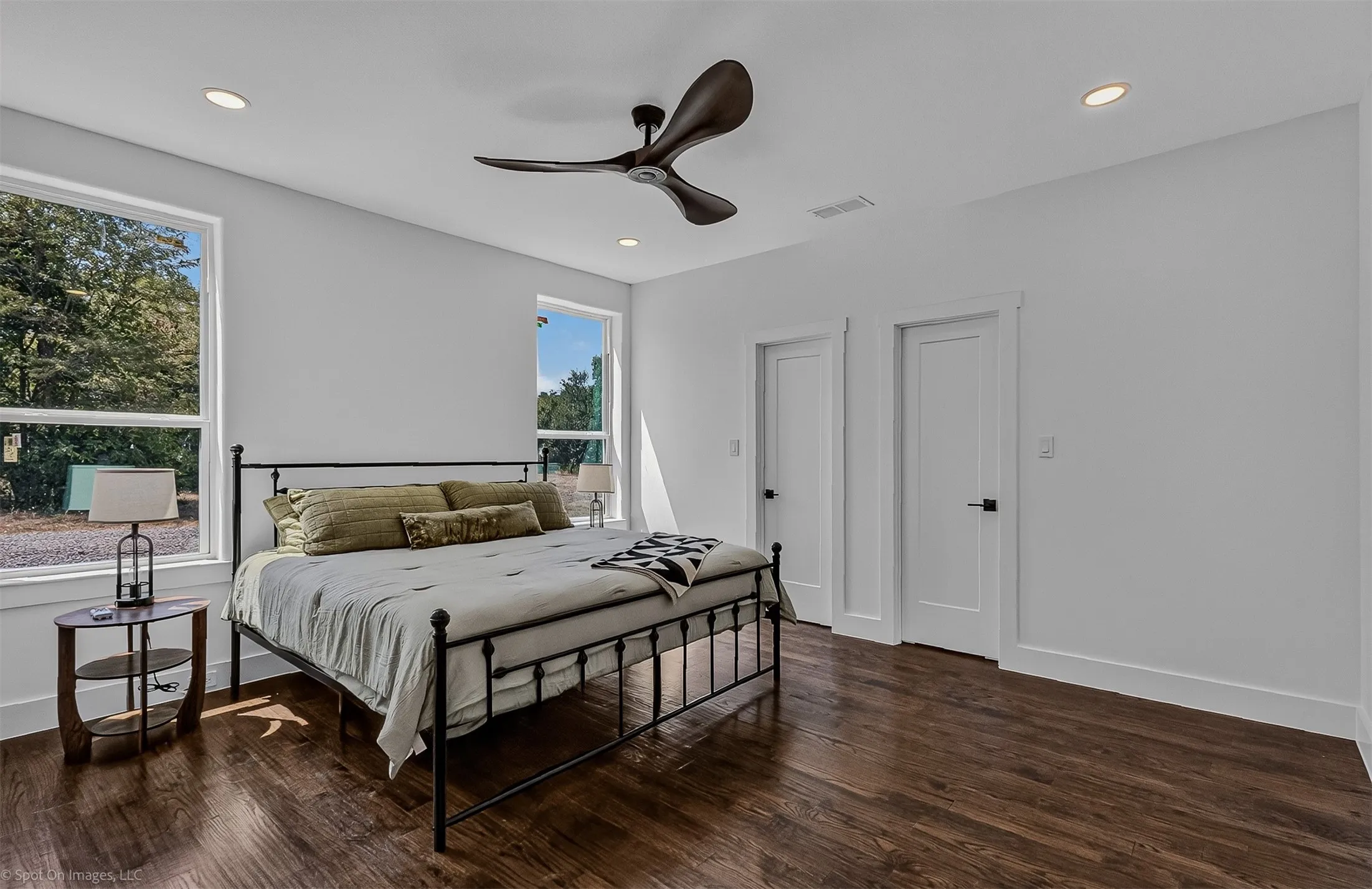 Primary bedroom with 2 closets and ensuite bath